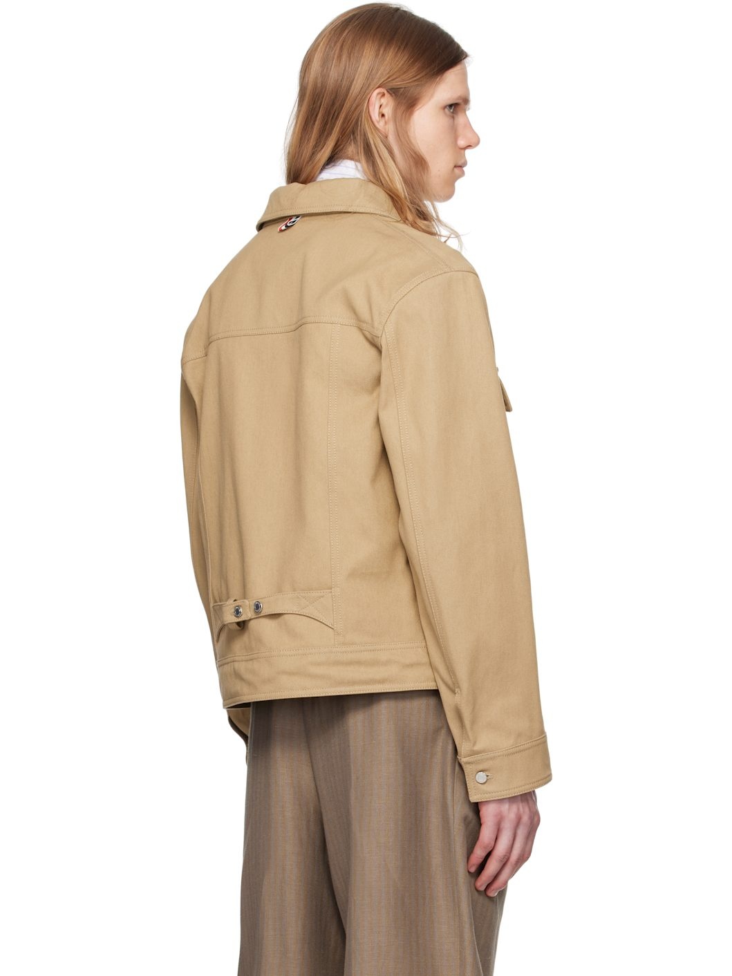 Khaki Backstrap Utility Jacket - 3