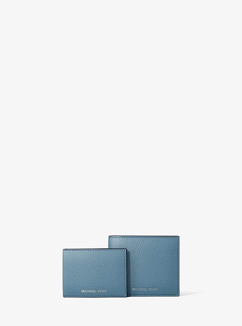 Cooper Pebbled Leather Billfold Wallet With Passcase - 1