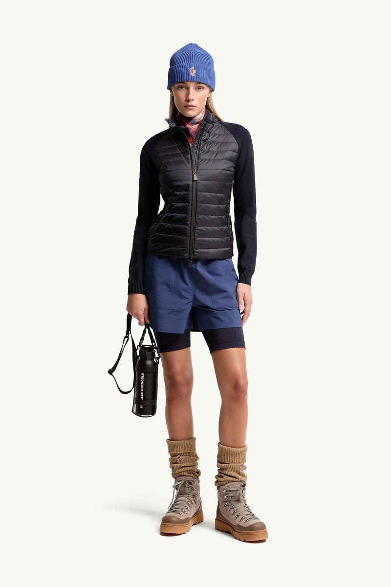 Moncler Grenoble Padded Zip-Up Cardigan outlook