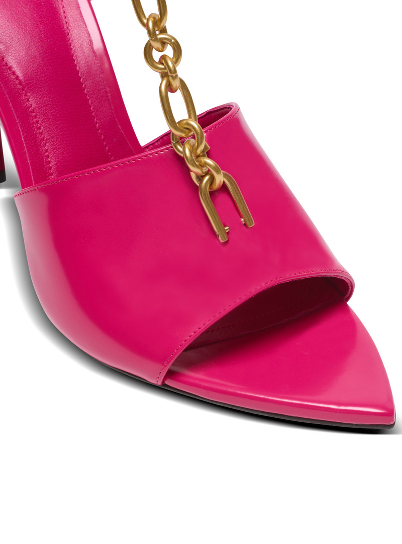 Sync sandals in shiny lambskin 5