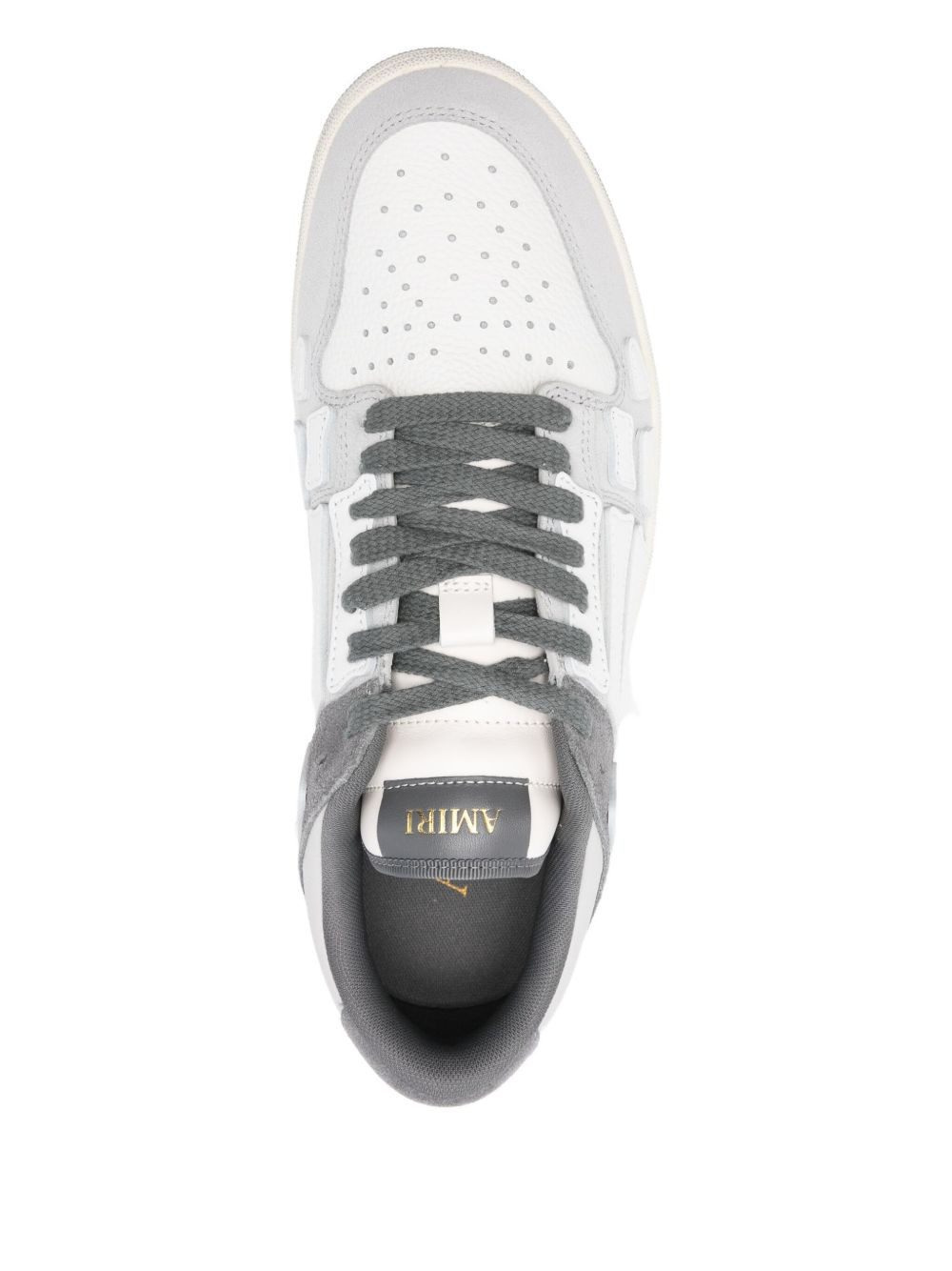 Skel-Top bone-panelled low-top sneakers - 4