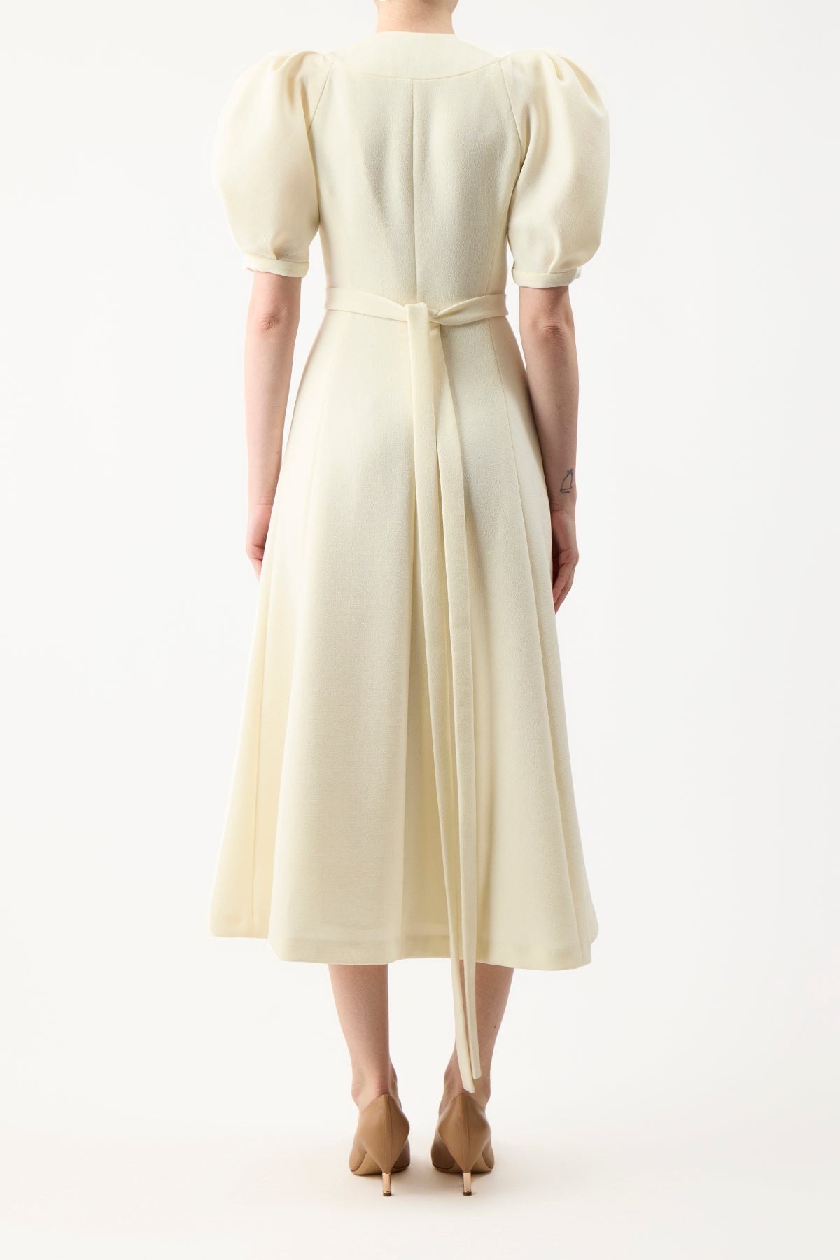 Luz Dress in Virgin Wool - 4