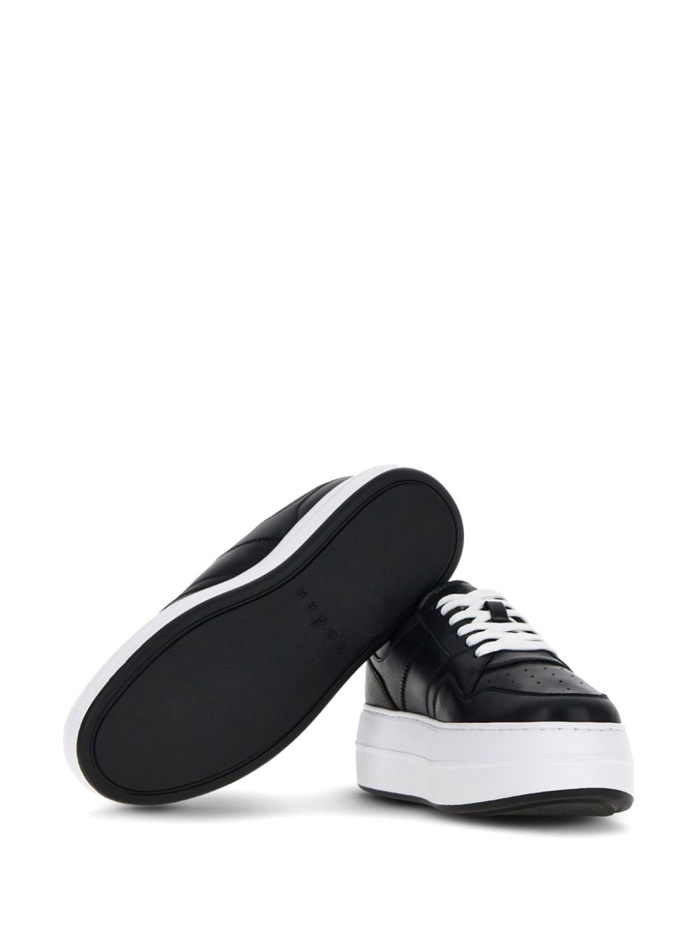 H670 flatform leather sneakers - 4