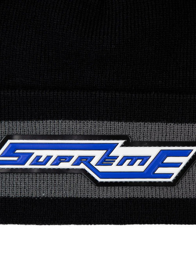 Supreme Cuff Stripe beanie hat outlook