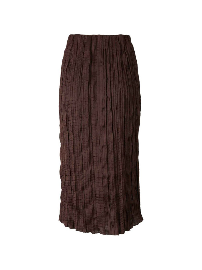 STAUD ruffled midi skirt outlook