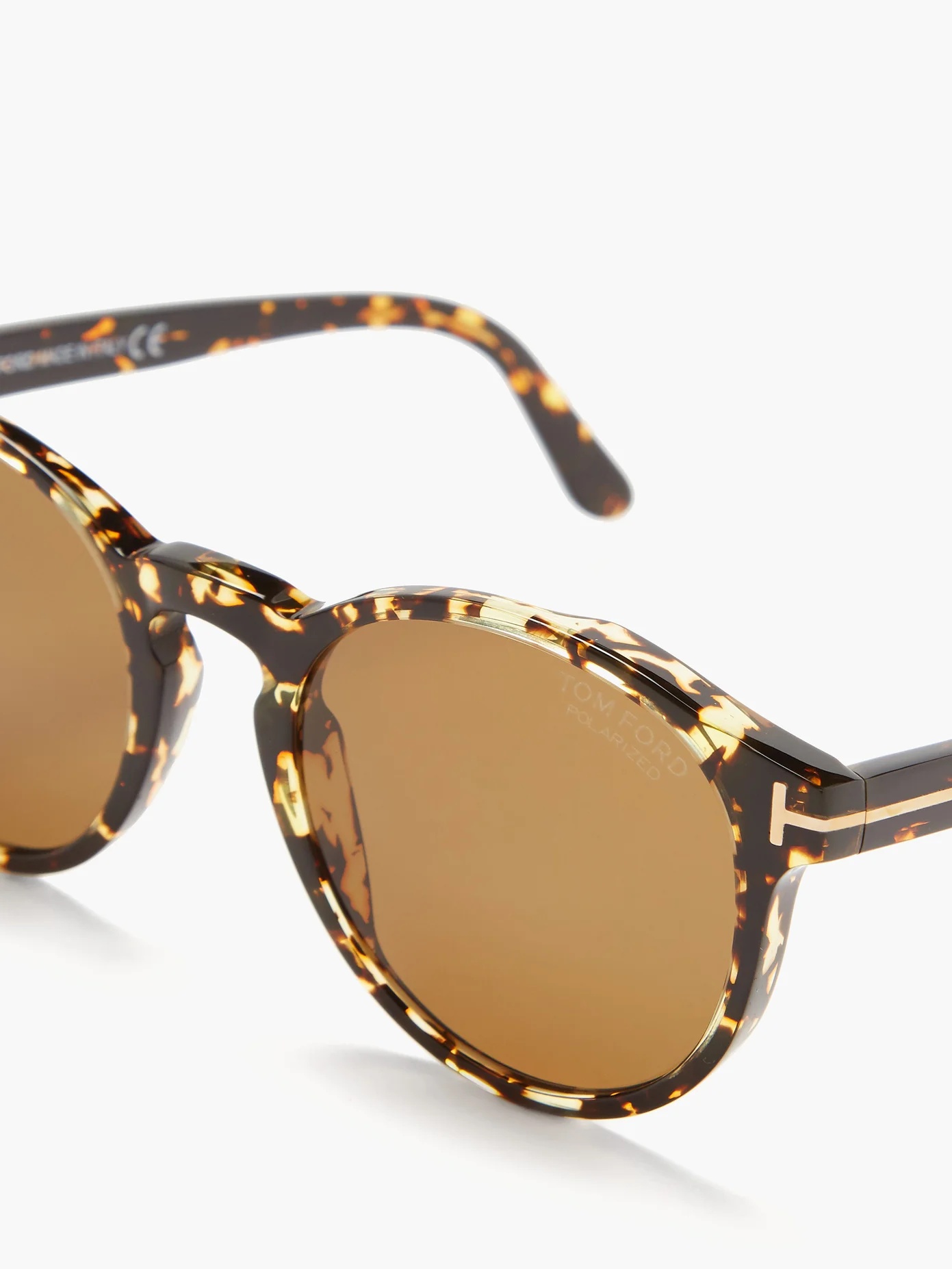 Ian round tortoiseshell-acetate sunglasses - 2