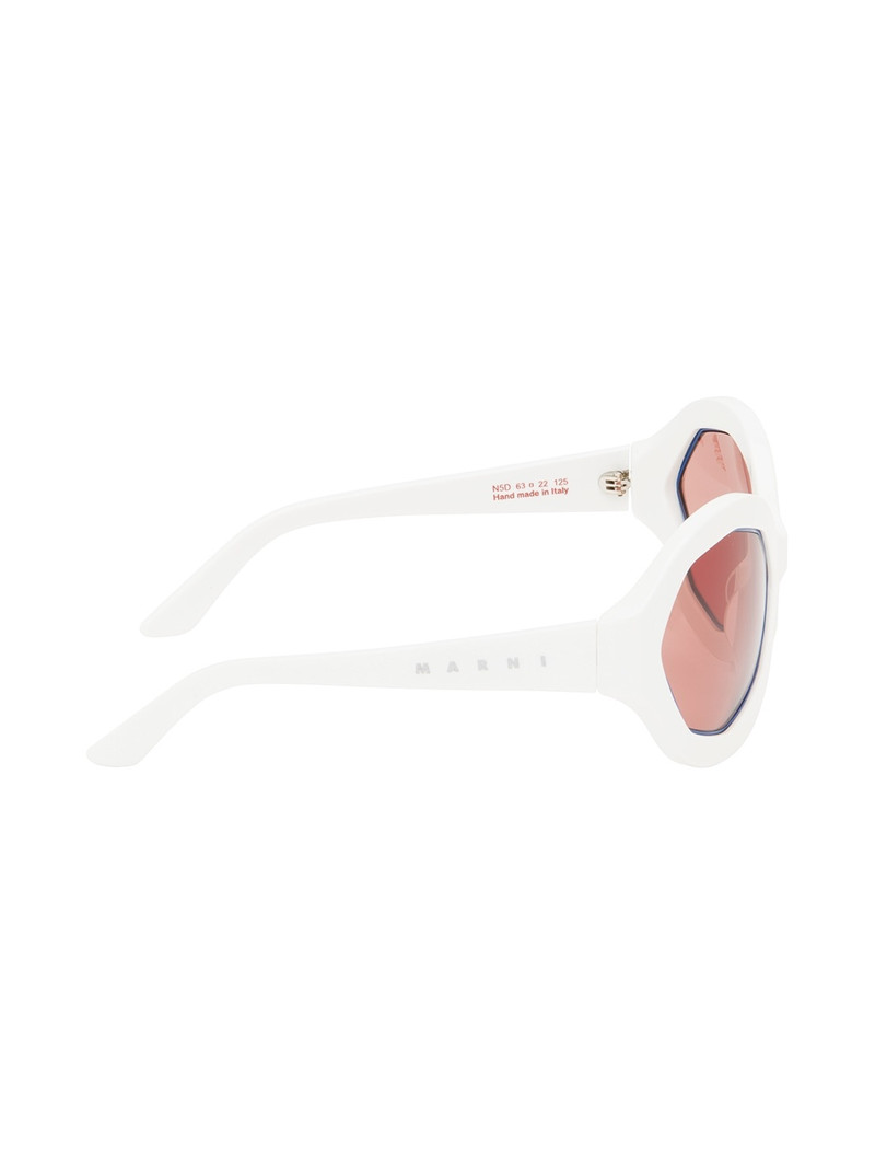 Marni White RETROSUPERFUTURE Edition Cumulus Cloud Sunglasses outlook