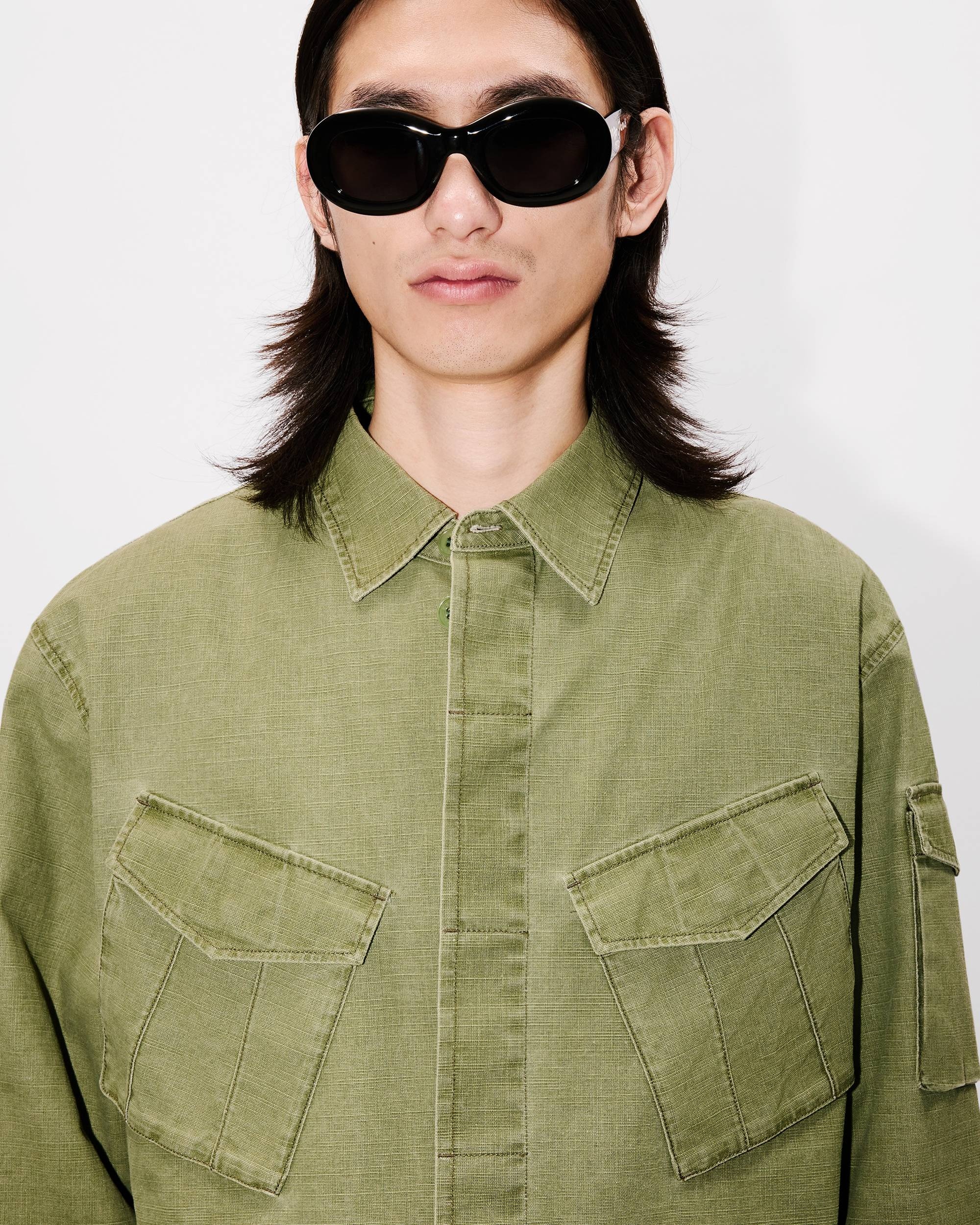 Workwear overshirt in cotton - 6