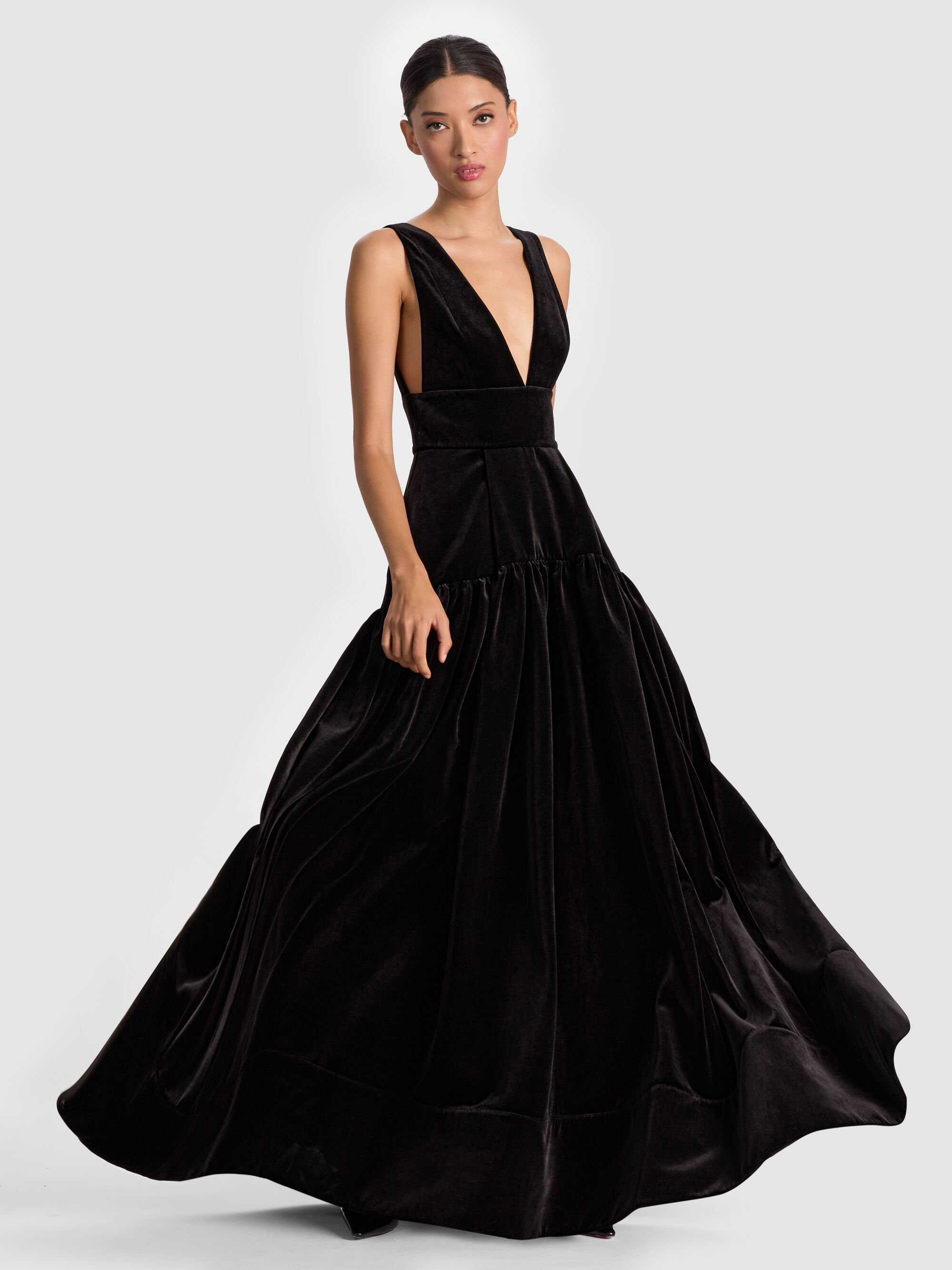 LILA VELVET GOWN - 2