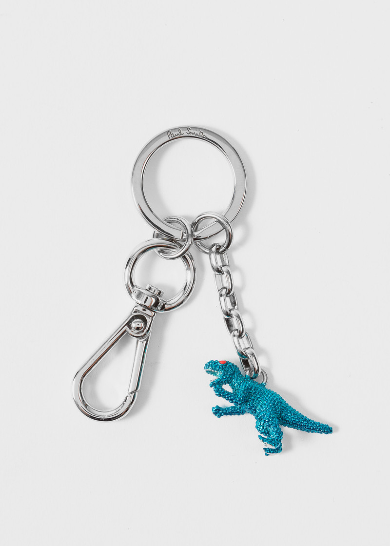 Teal 3D 'Dino' Keyring 1