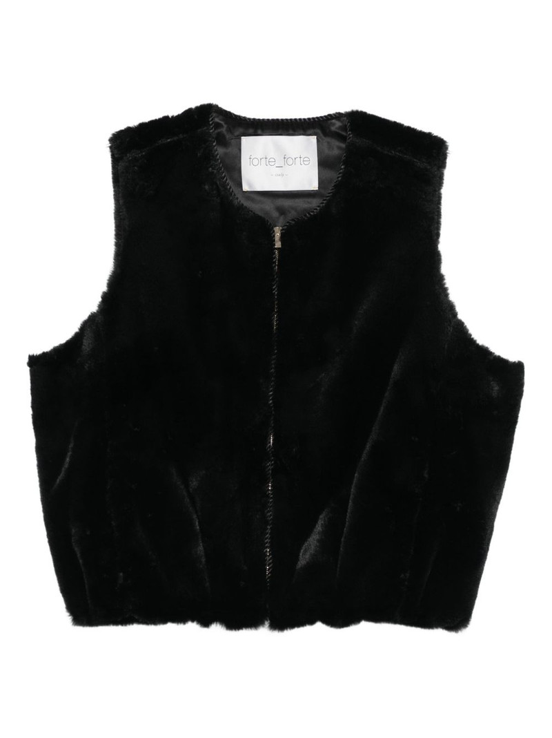 faux-fur gilet 1