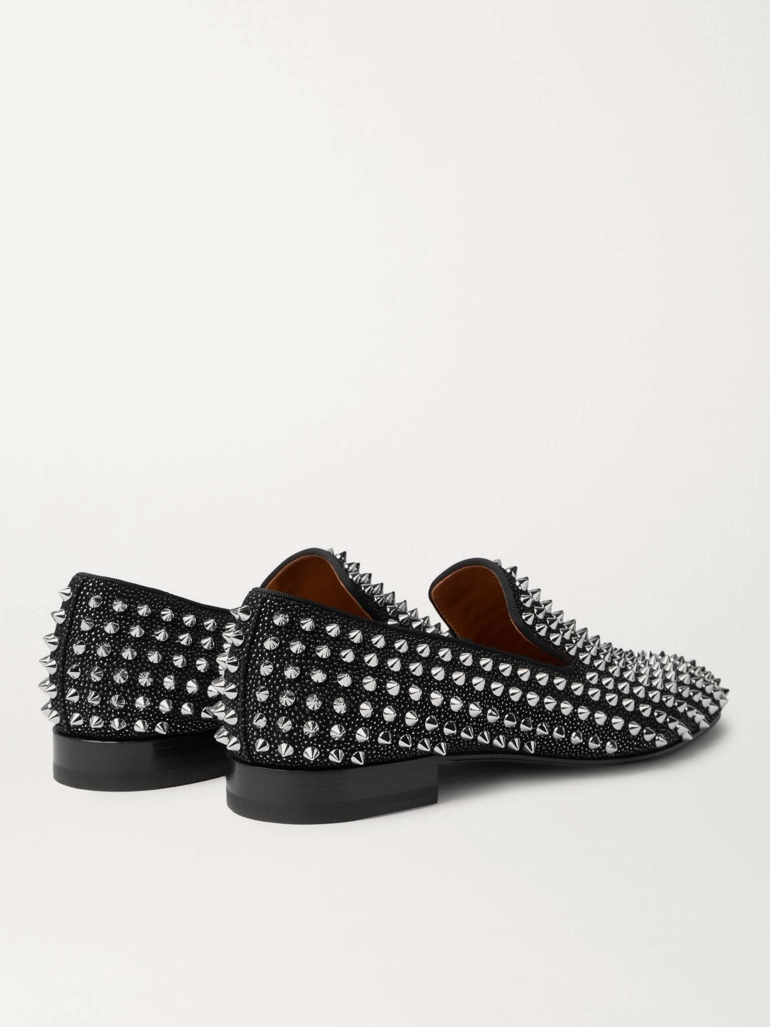 Dandelion Spiked Suede Loafers - 5