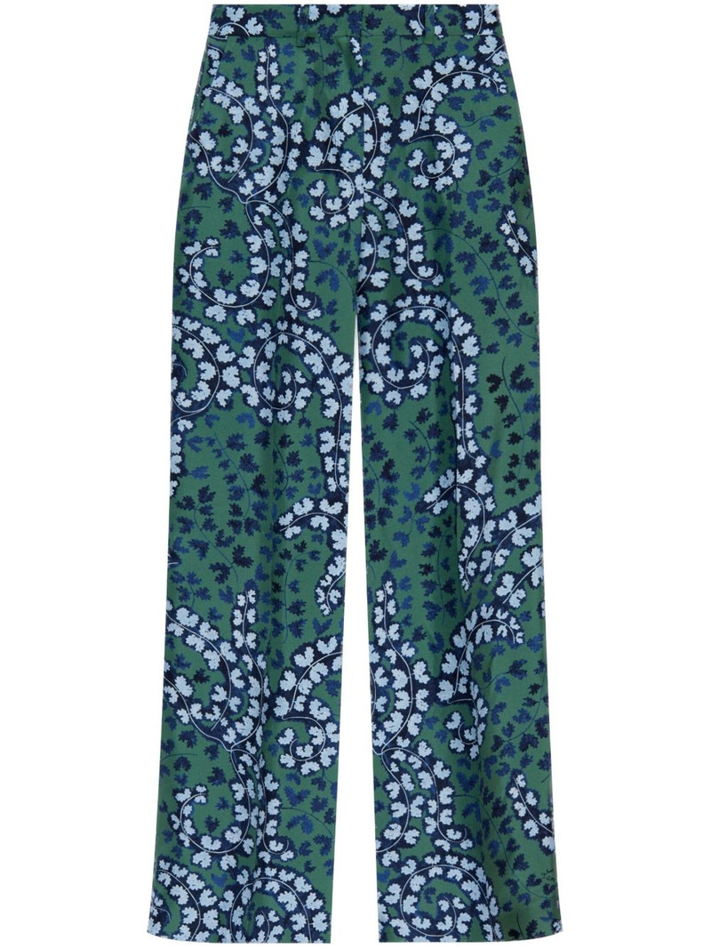 pleated silk trousers 1