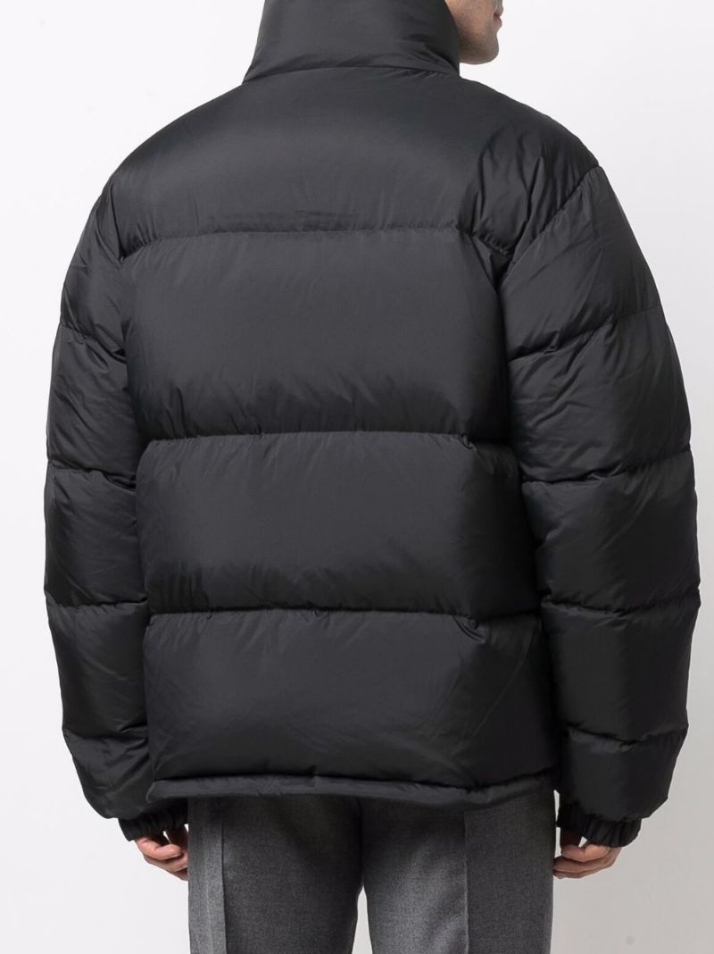 padded zip-up down jacket - 4