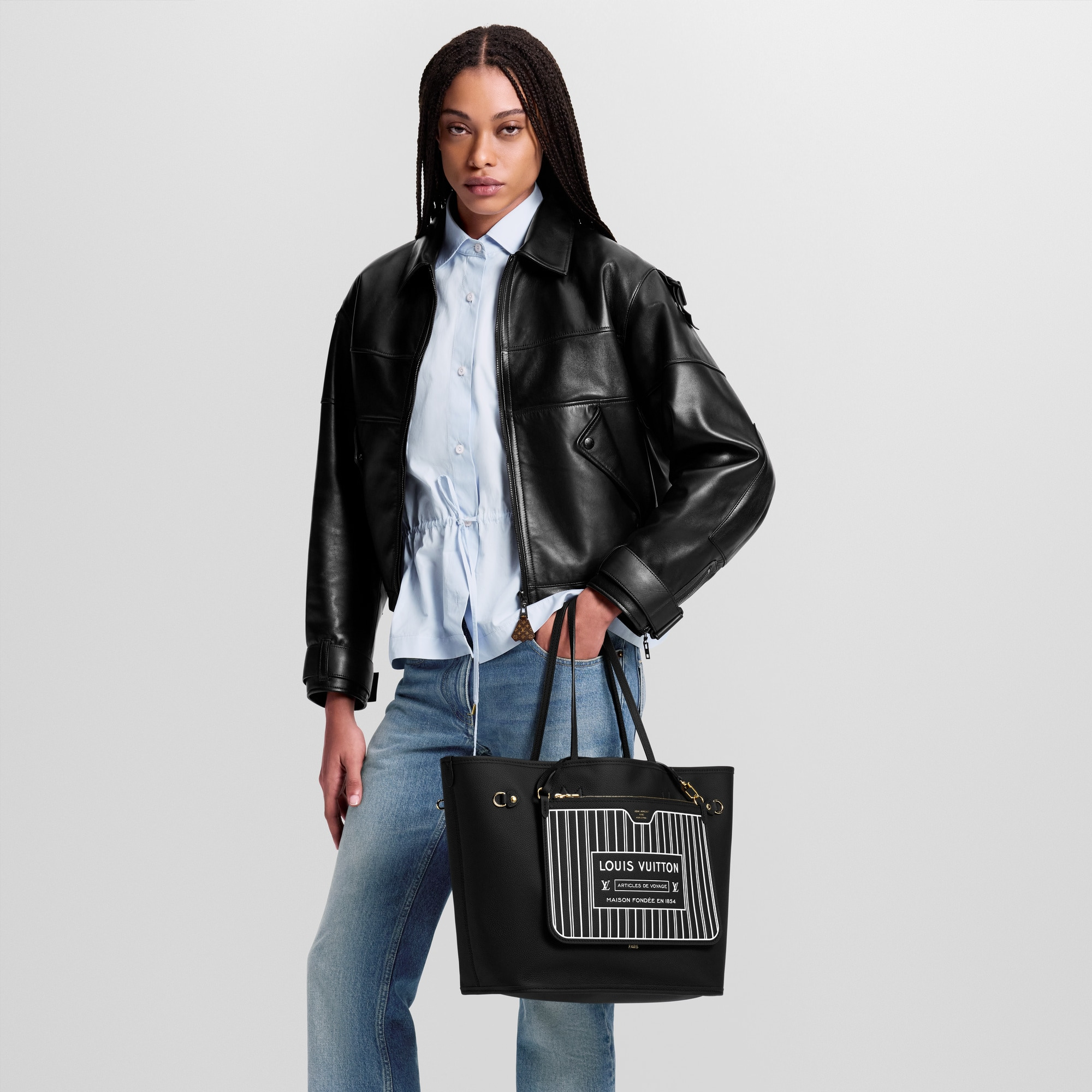 Louis Vuitton Neverfull Inside Out MM REVERSIBLE