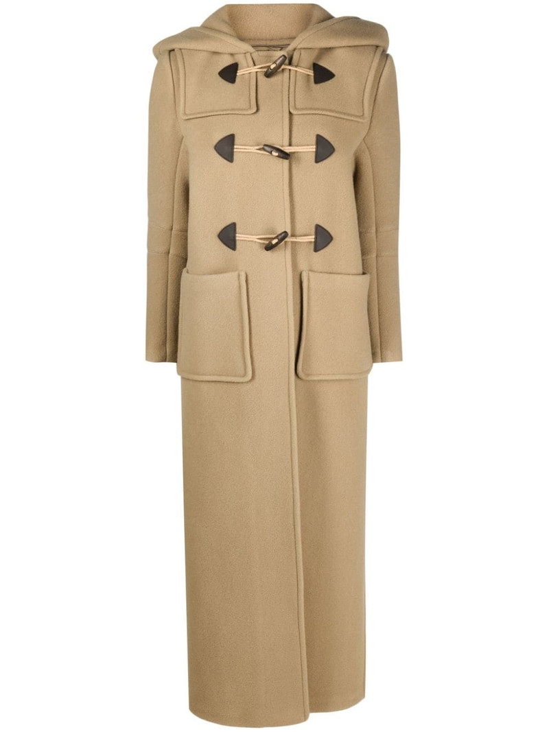 slouch-hood wool coat 1