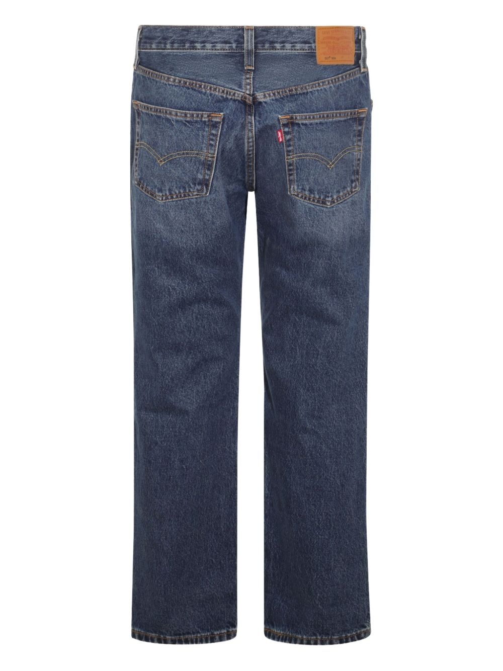 faded-effect straight-leg jeans - 2