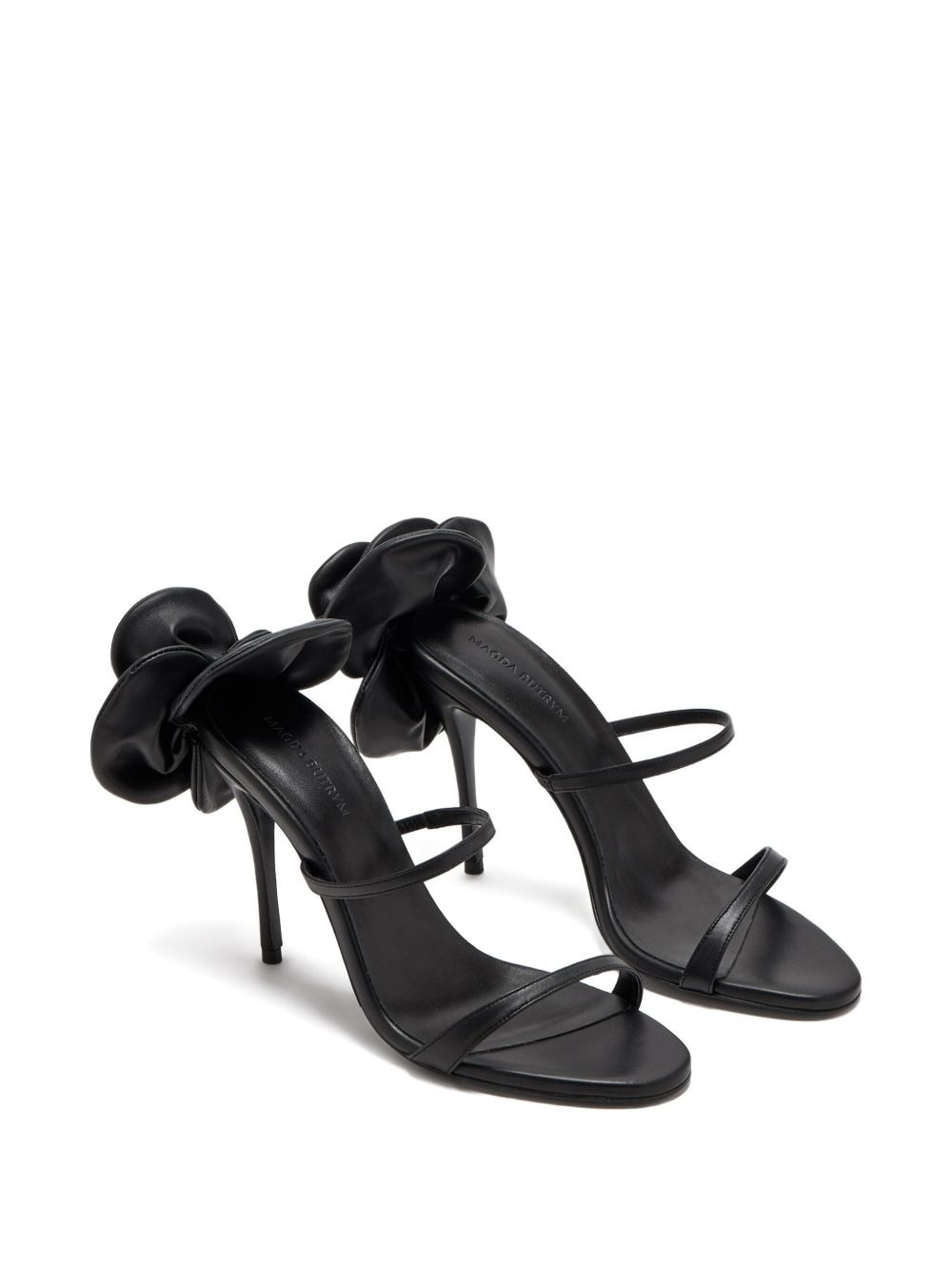 105mm flower-appliqué sandals - 2