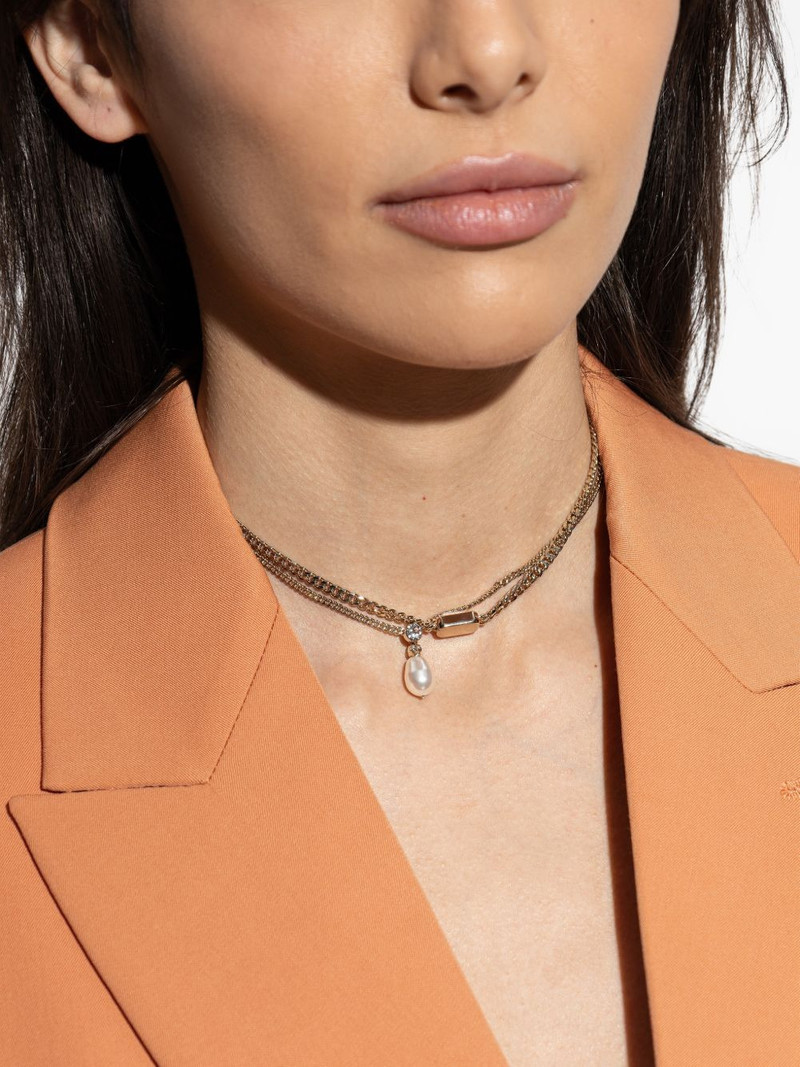 Alexander McQueen drop-pendant necklace outlook