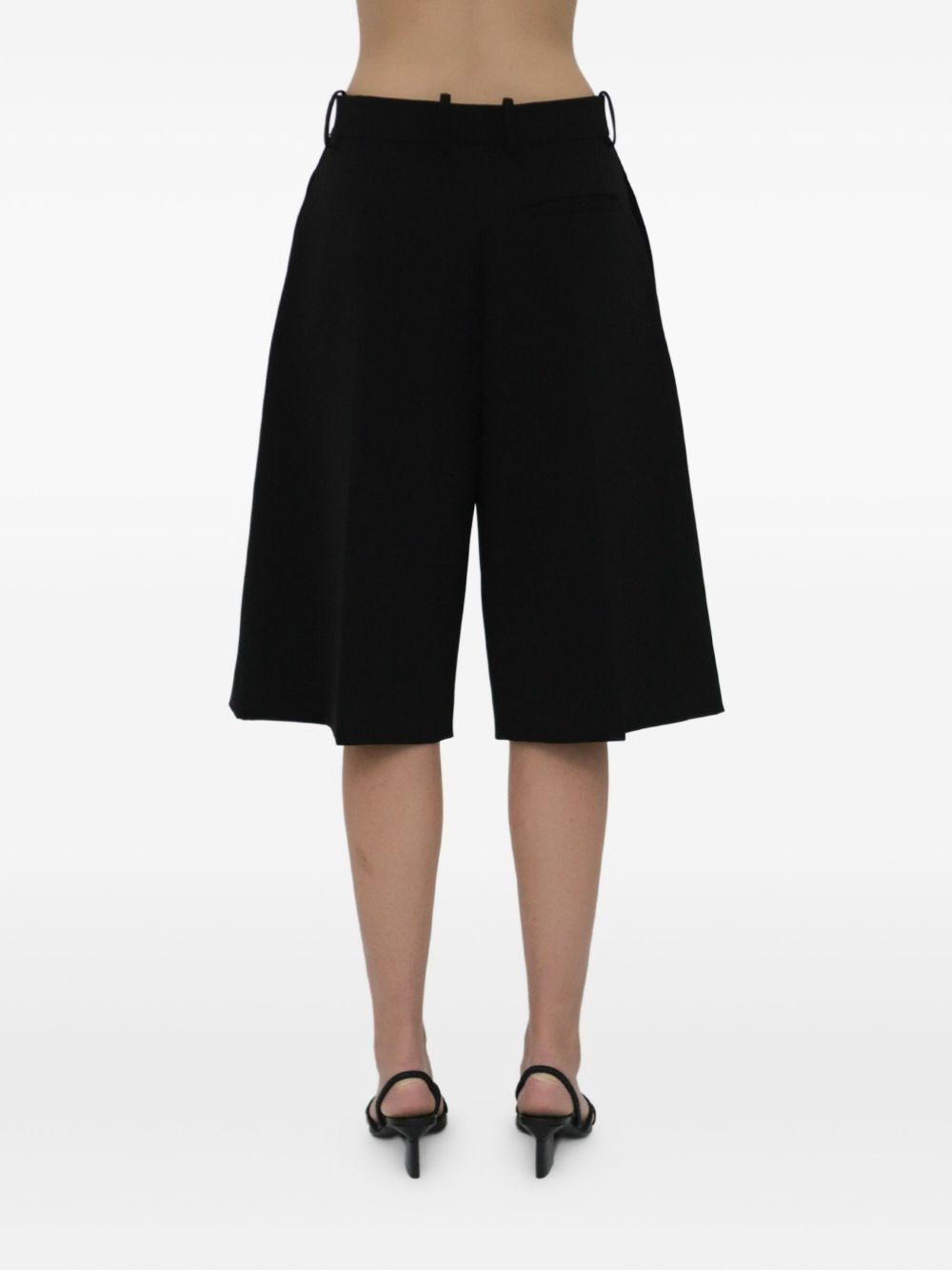 pleat-front shorts - 7