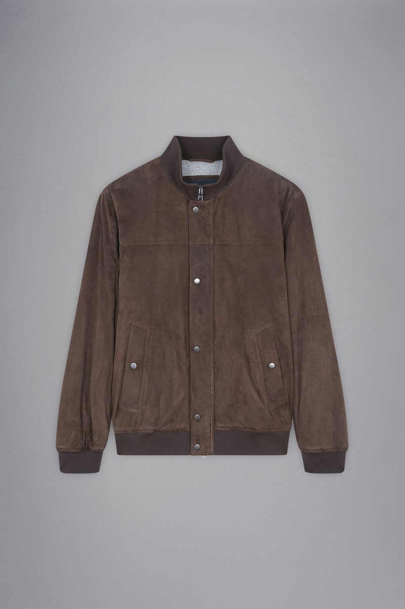 AQUALEATHER SUEDE BOMBER 1