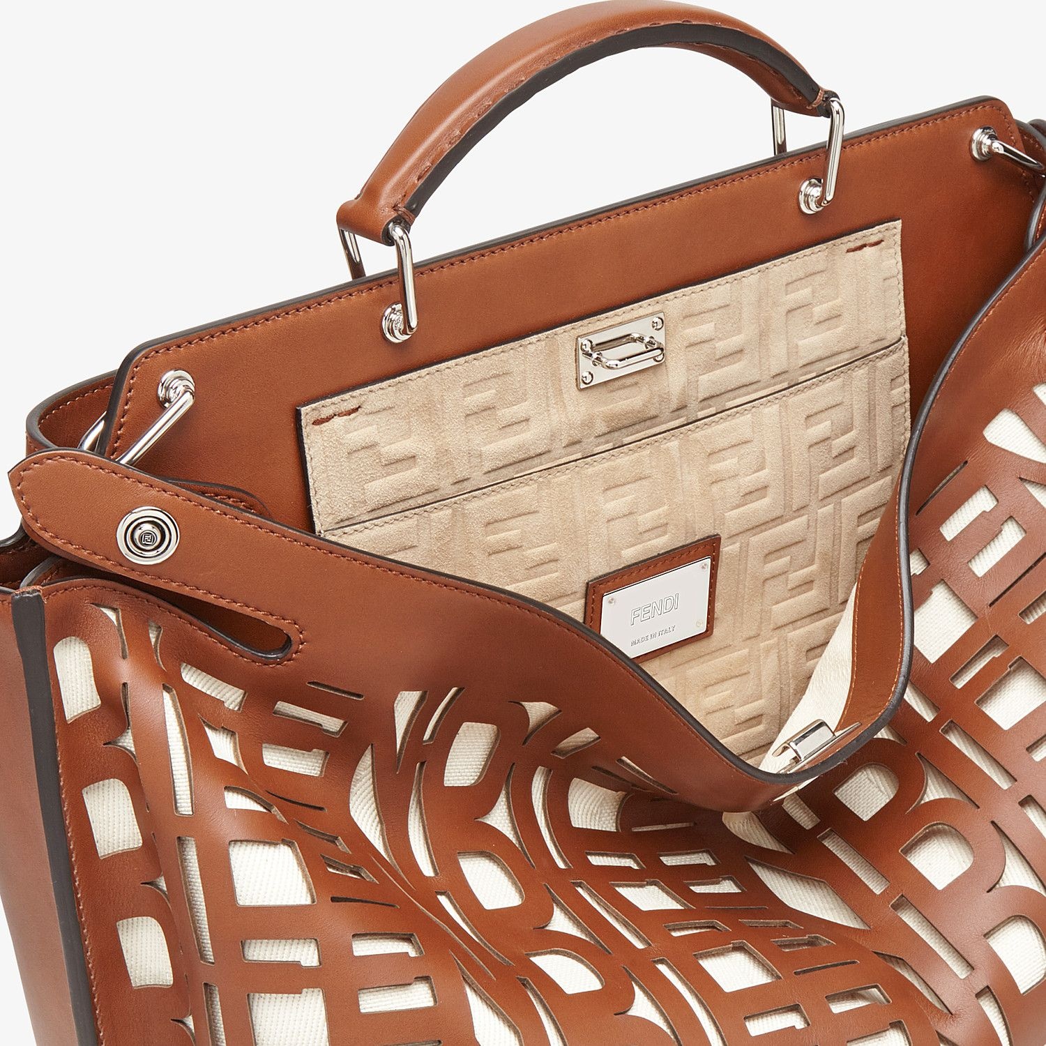  Brown leather bag - 5