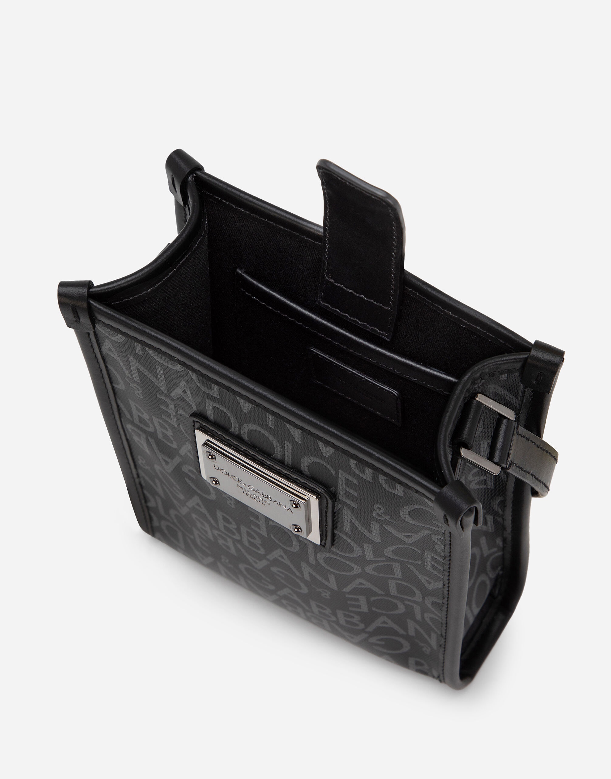 Small printed jacquard shopper - 5