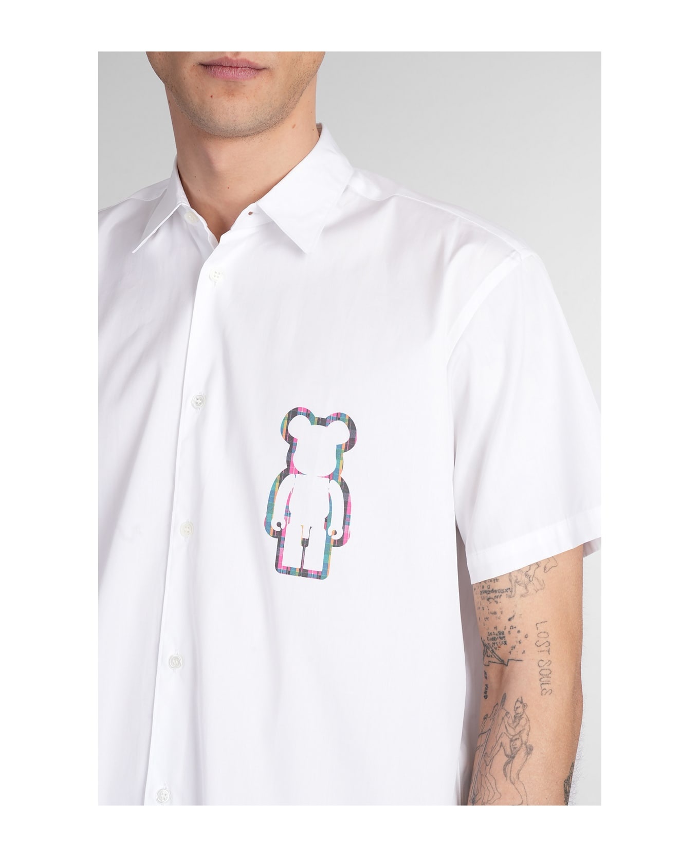 Shirt In White Cotton - 5