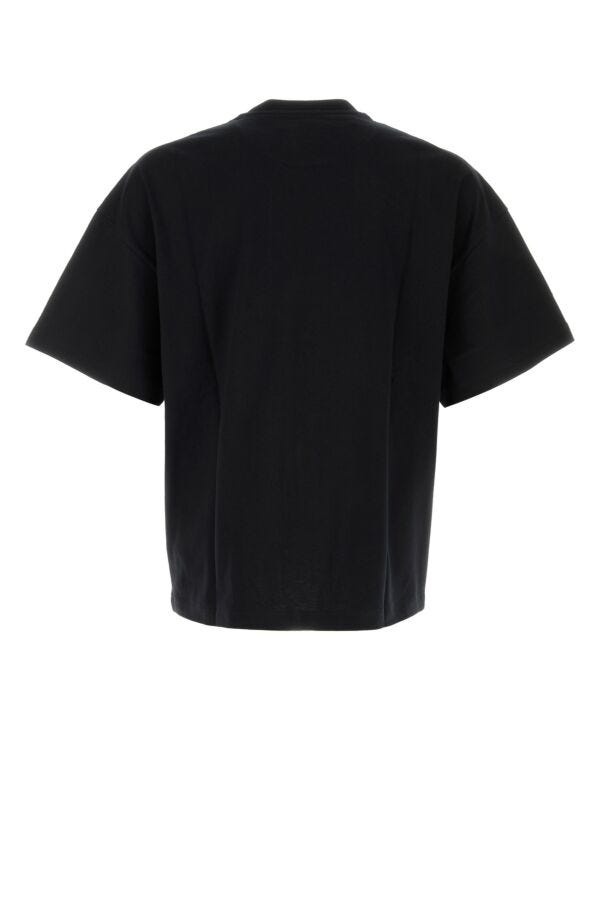 Black cotton t-shirt - 2