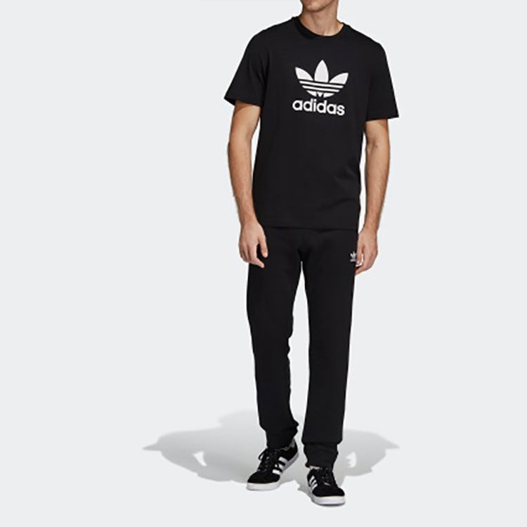 adidas originals Trefoil Pants For Men Black DV1574 - 3