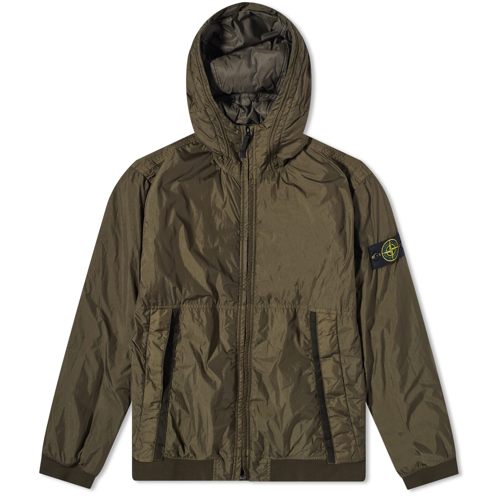 Stone Island Crinkle Reps Hooded Jacket - 1