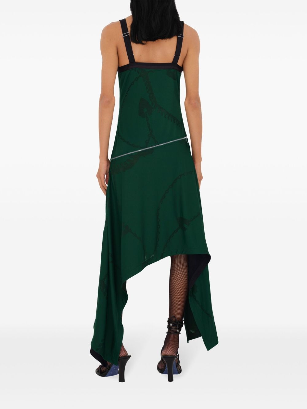 Shield Hardware asymmetric midi dress - 5