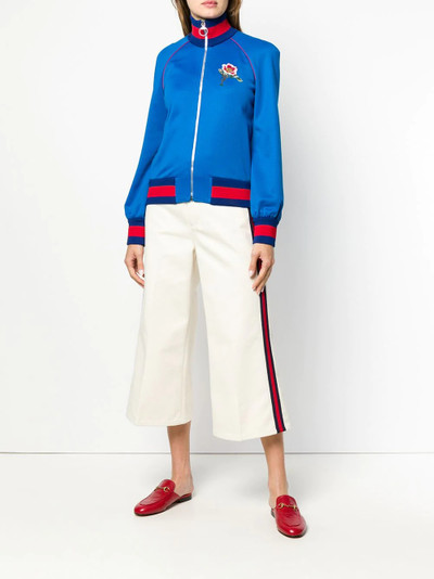 GUCCI Web trim cropped jeans outlook