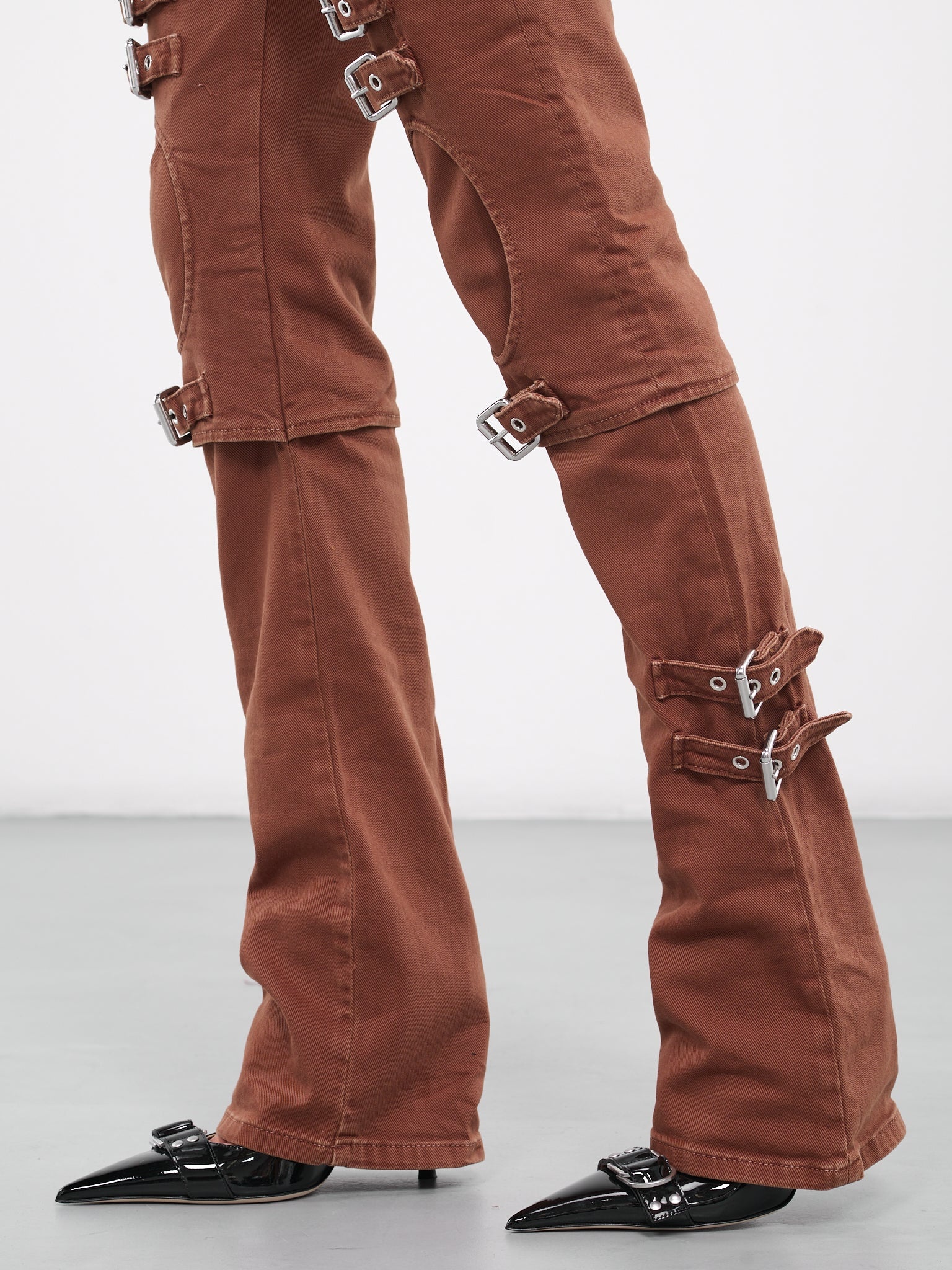 Boyfriend Buckle Jeans - 5