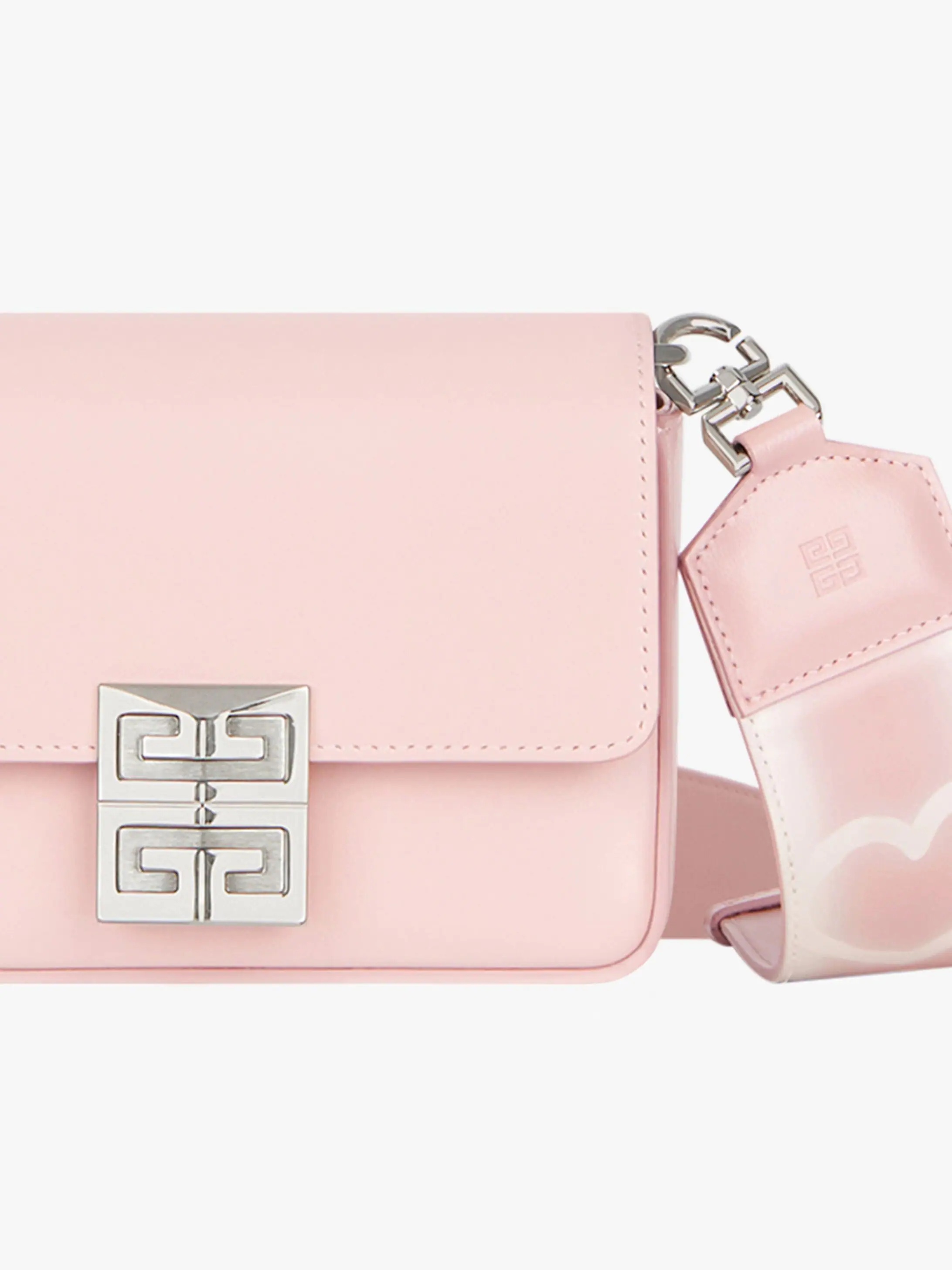 SMALL 4G BAG IN HEART PRINTED GRAFFITI EFFECT LEATHER - 7