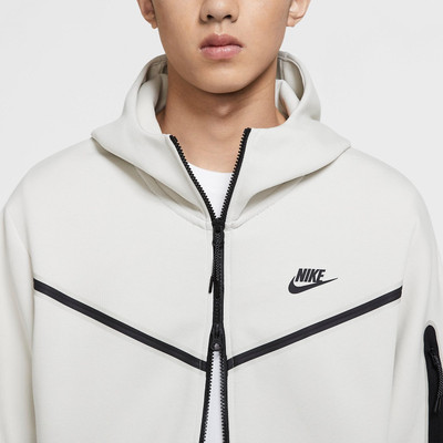Nike Nike Sportswear Tech Fleece Full-Zip Hoodie 'White' CU4490-072 outlook