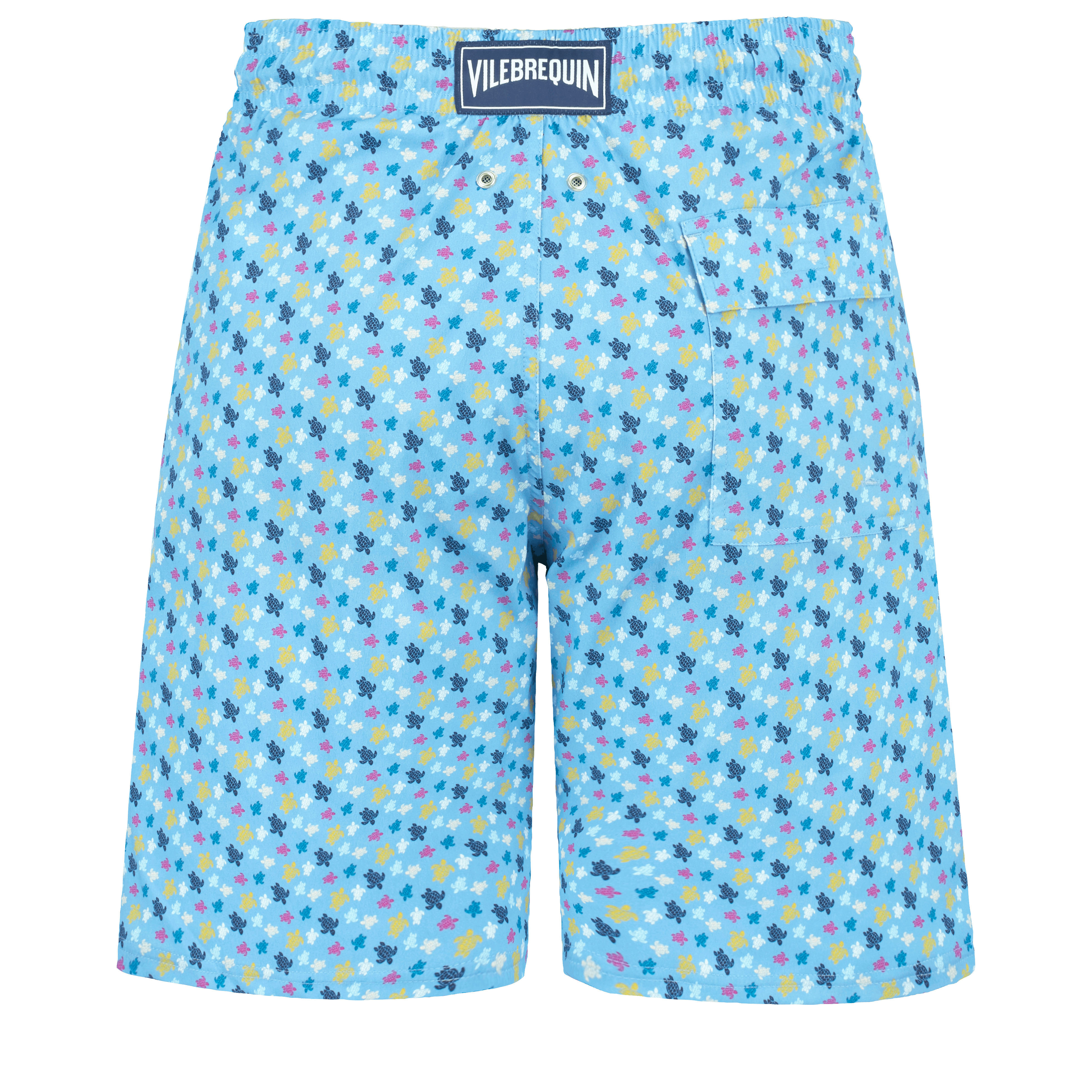 Men Long Swim Trunks Micro Ronde Des Tortues Rainbow - 2