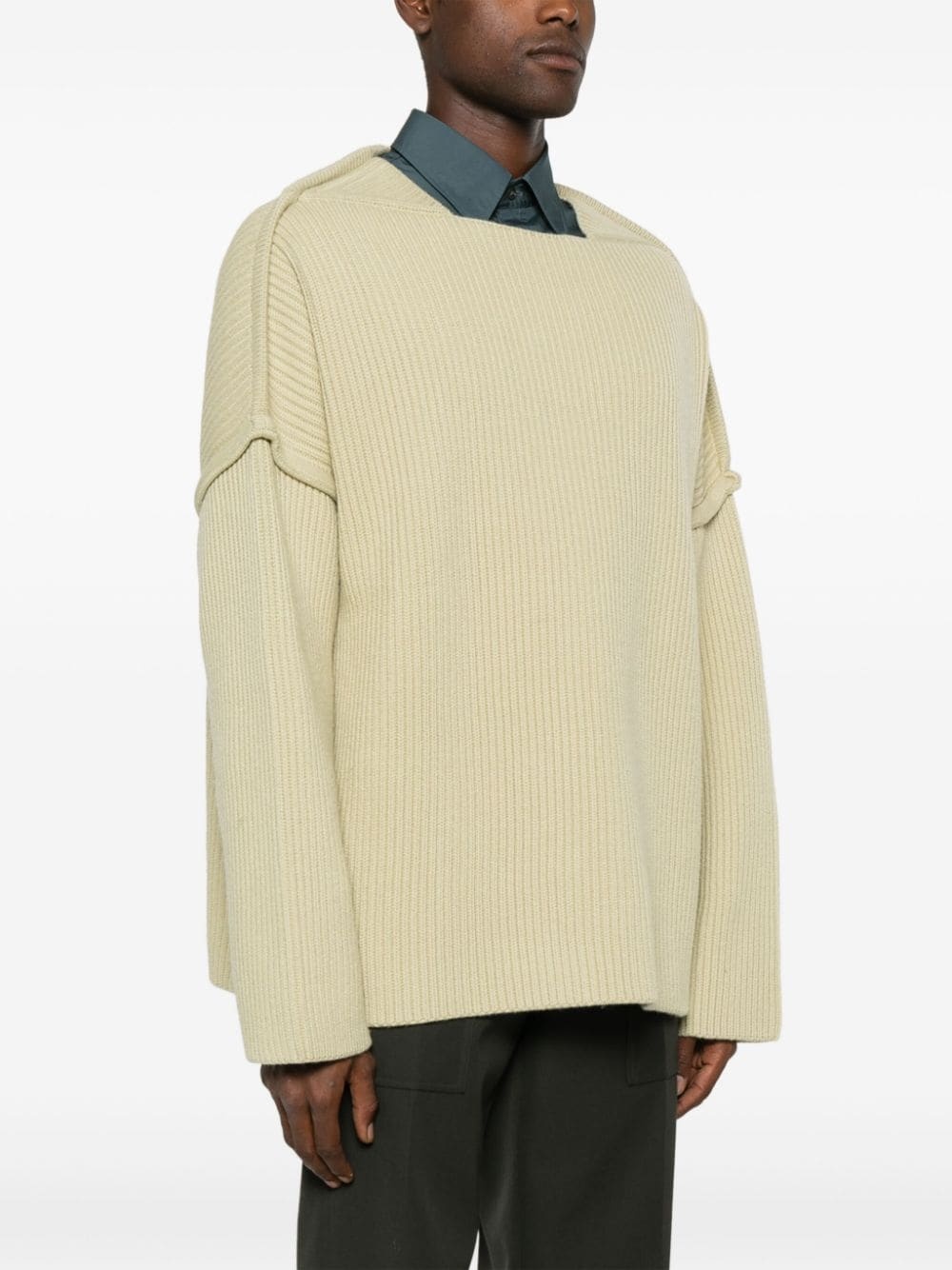ribbed sweater - 3