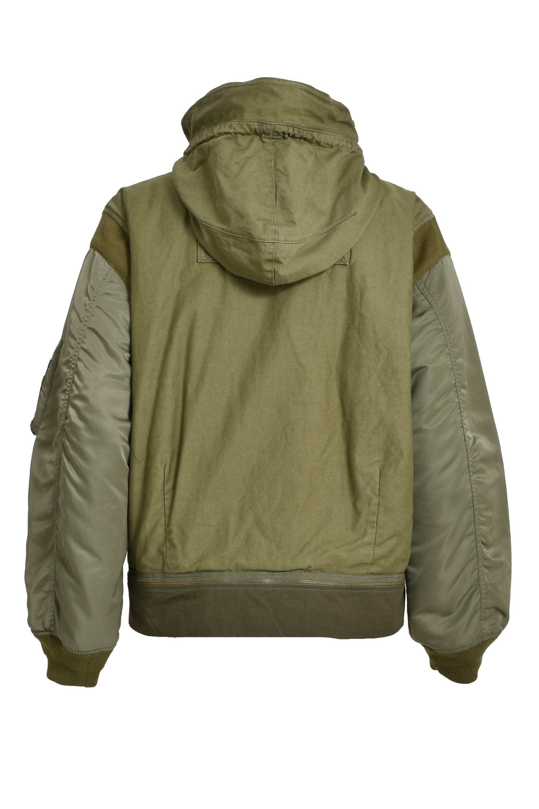 ジャケット・アウター archive khaki zip jacket Buy Khaki Green EDIT Overhead Quarter Zip Jacket with