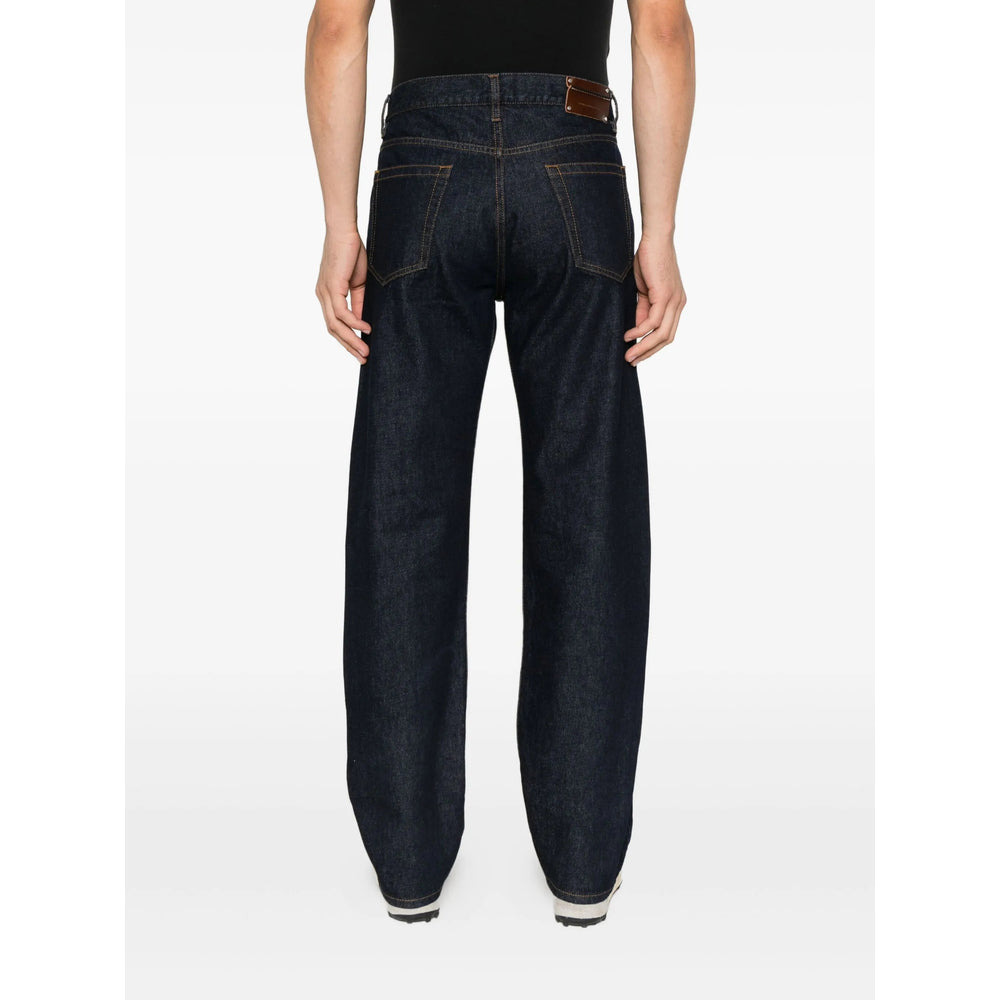 Dries Van Noten Blue Denim - Regular & Straight-Leg Jeans Men - 4