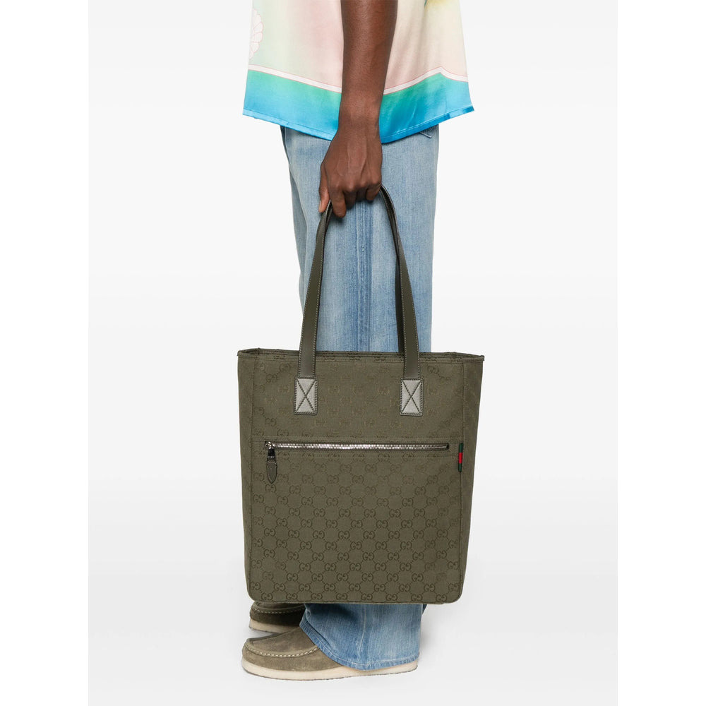 Gucci Green Tote Bags Men - 5