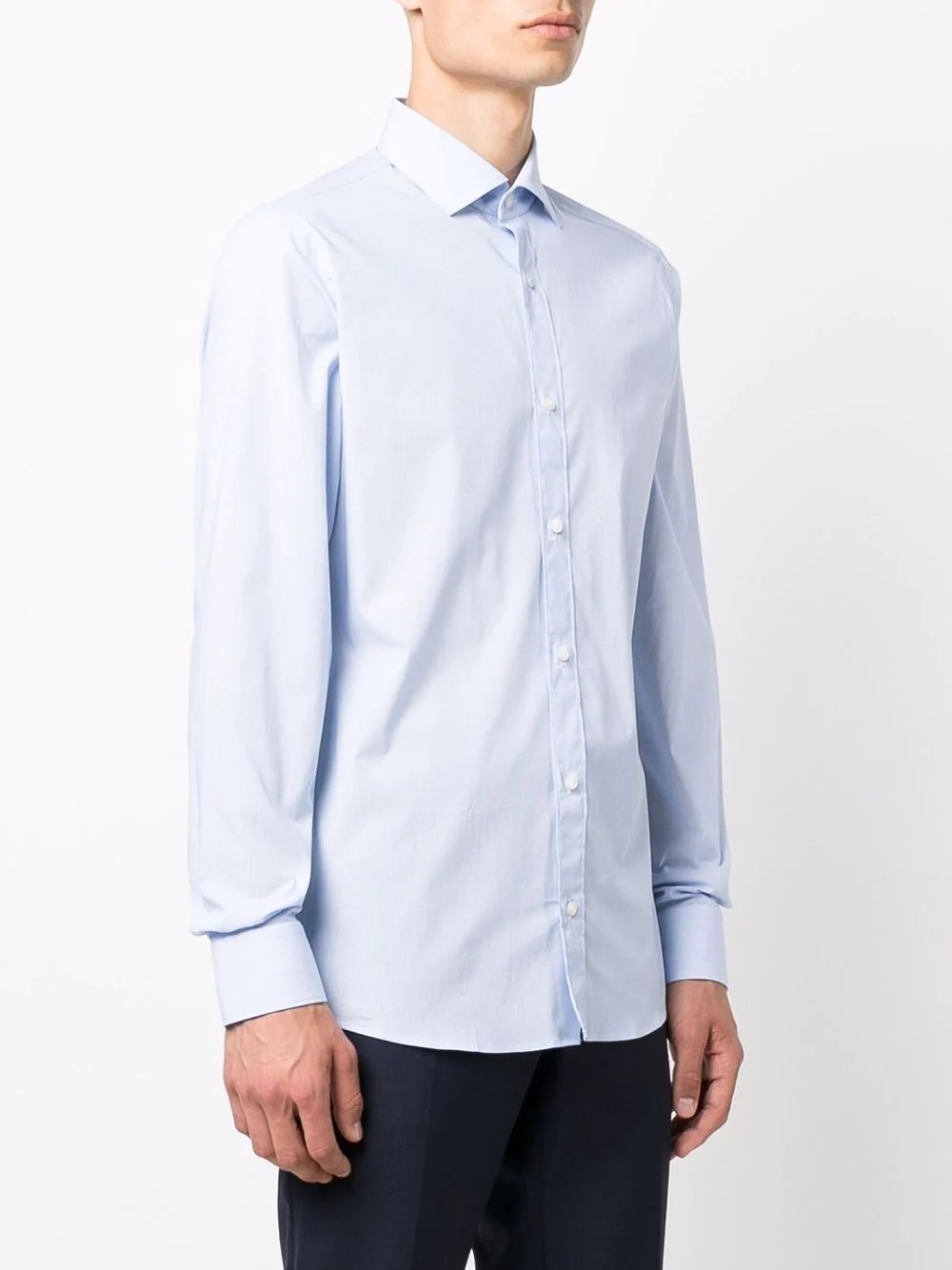 fine-striped cotton-blend shirt - 3