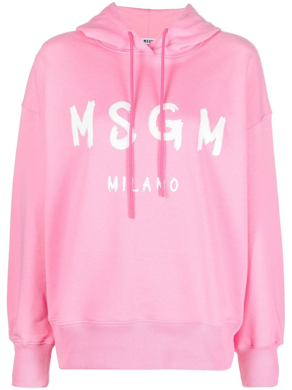 logo-print hoodie - 1