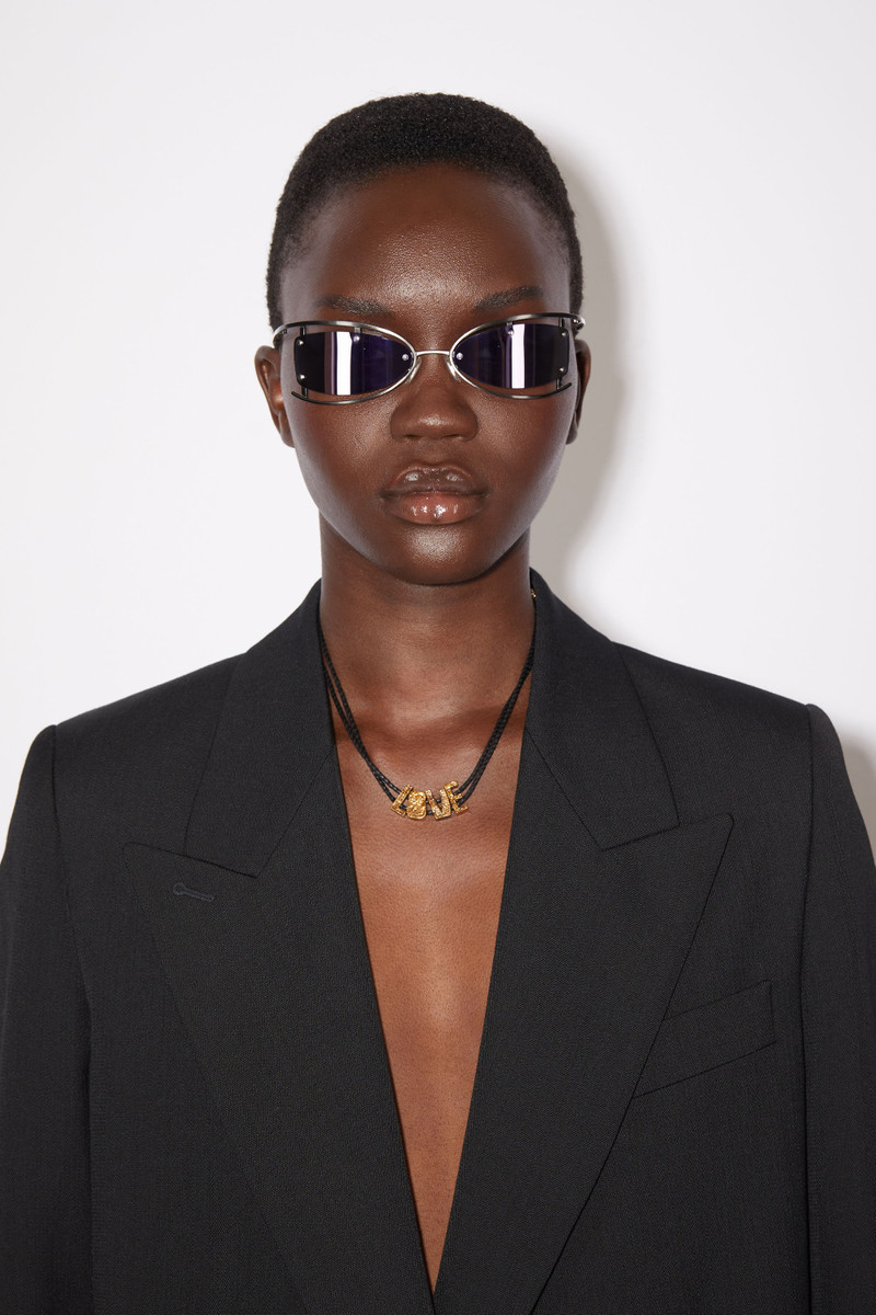 Acne Studios Love necklace - Black outlook
