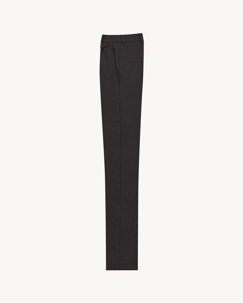 TAPERED PANTS IN FELTED WOOL GABARDINE 3