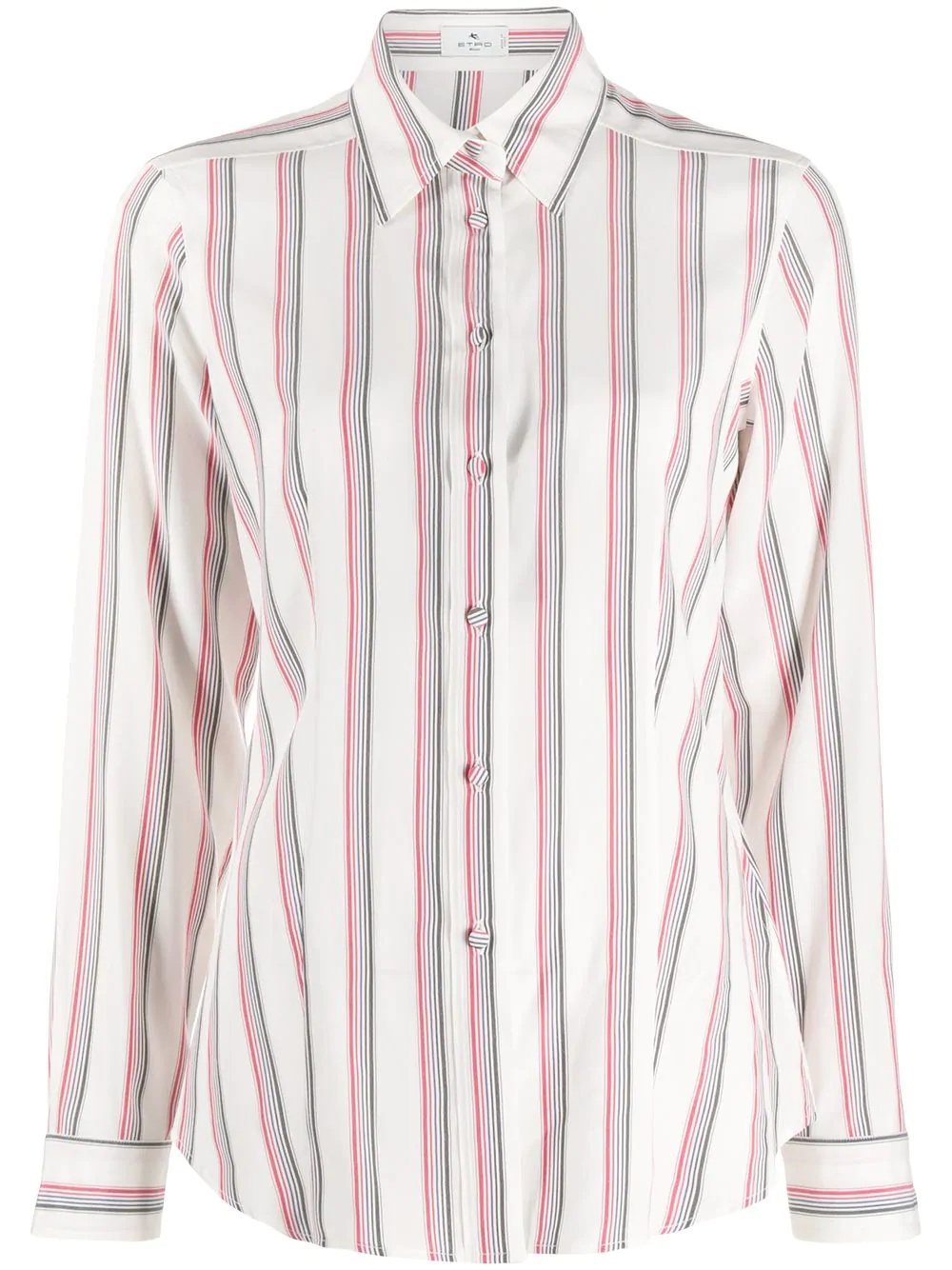 striped tailored shirt - 1