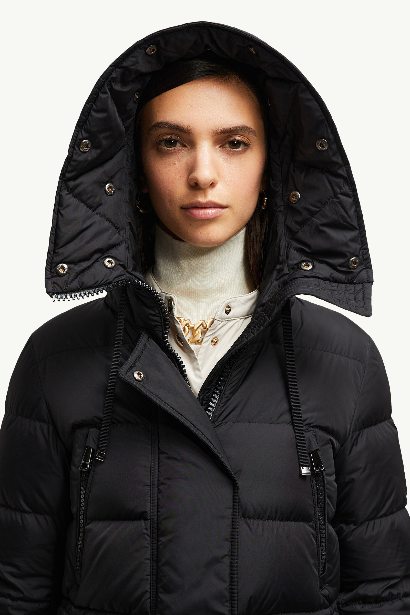 Aphroti Hooded Shearling-Trimmed Long Down Jacket - 4