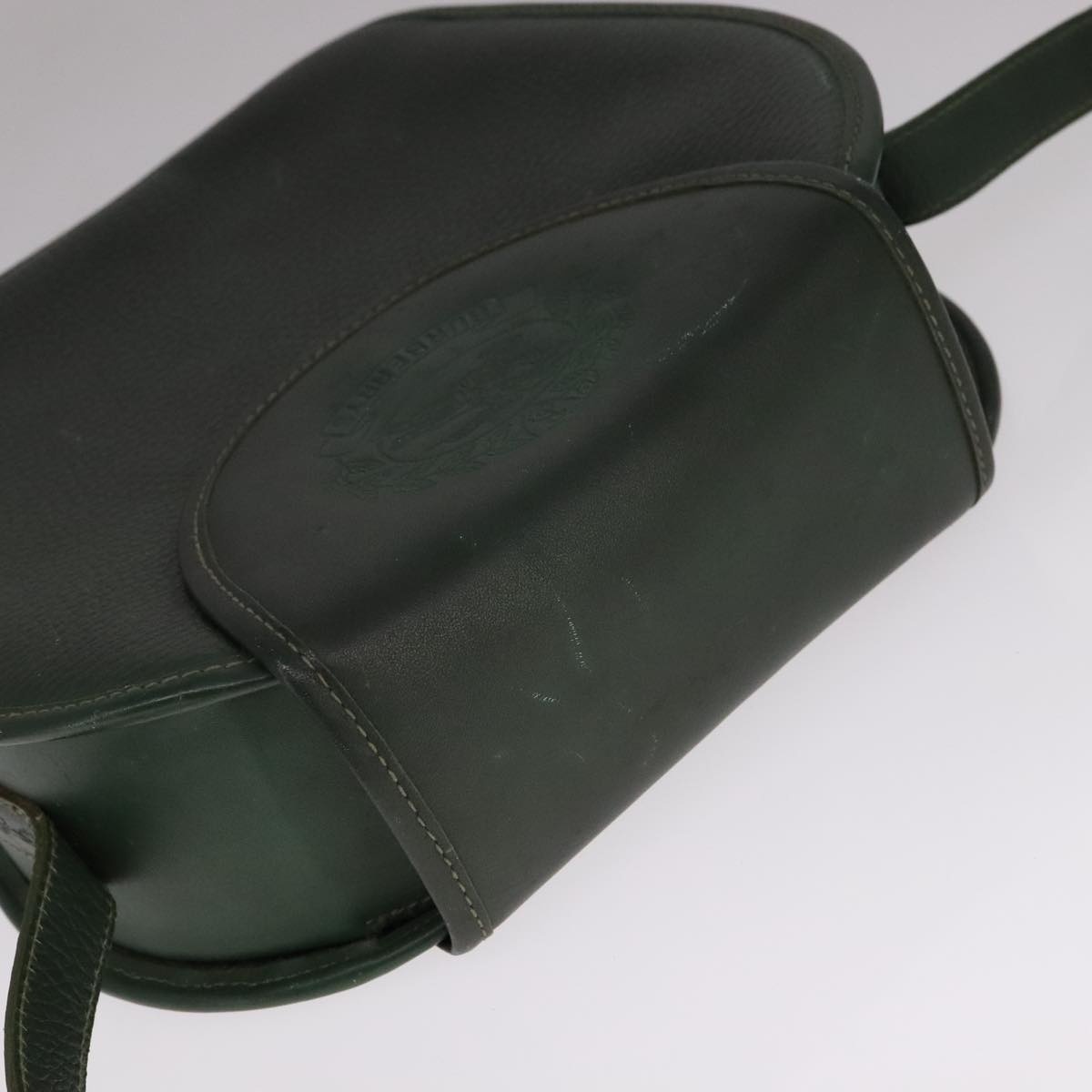 Burberry Shoulder Bag Leather Green - 6