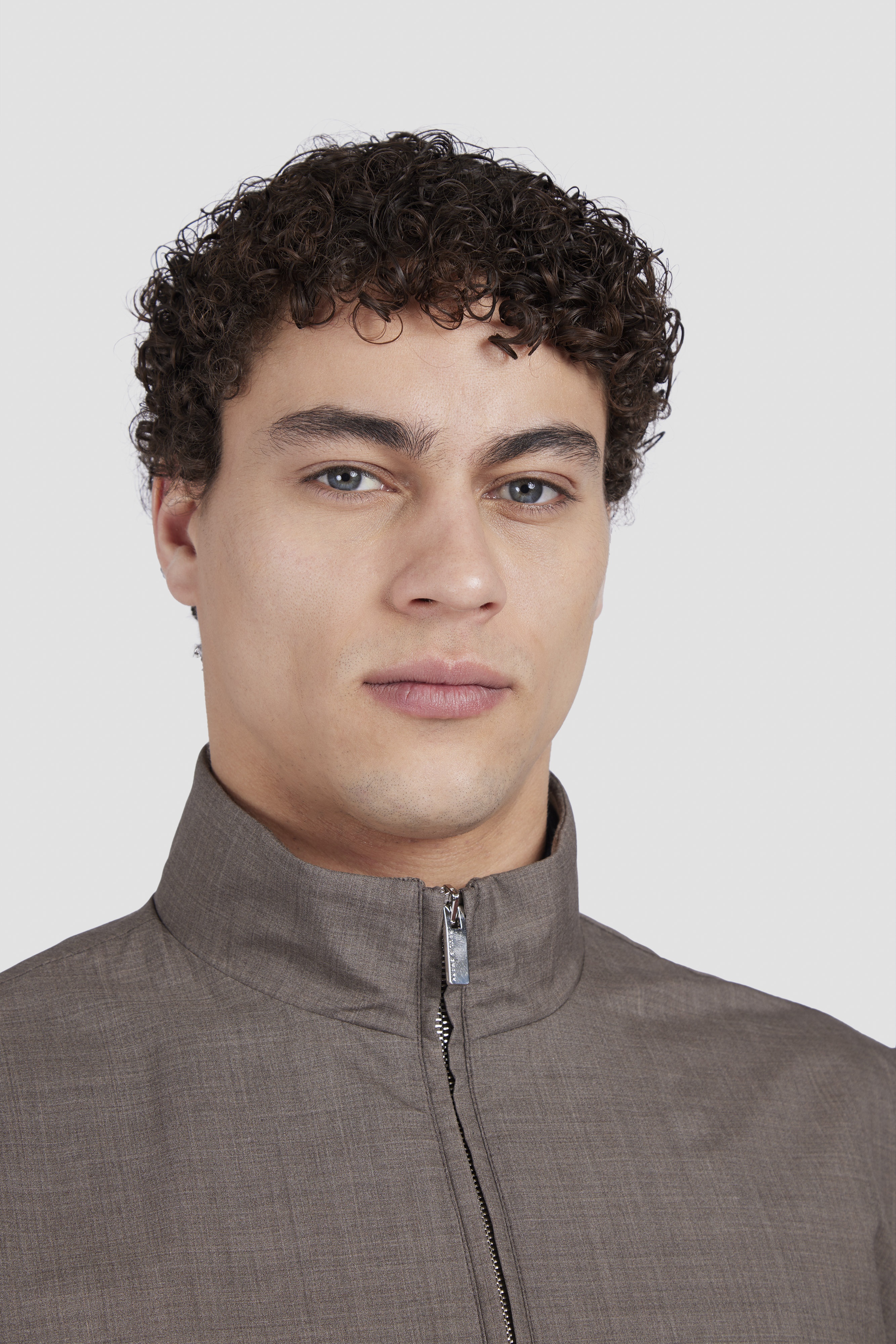 ZIPPED SWEATER IN WOOL AND SILK AND COTTON AND SILK - 4