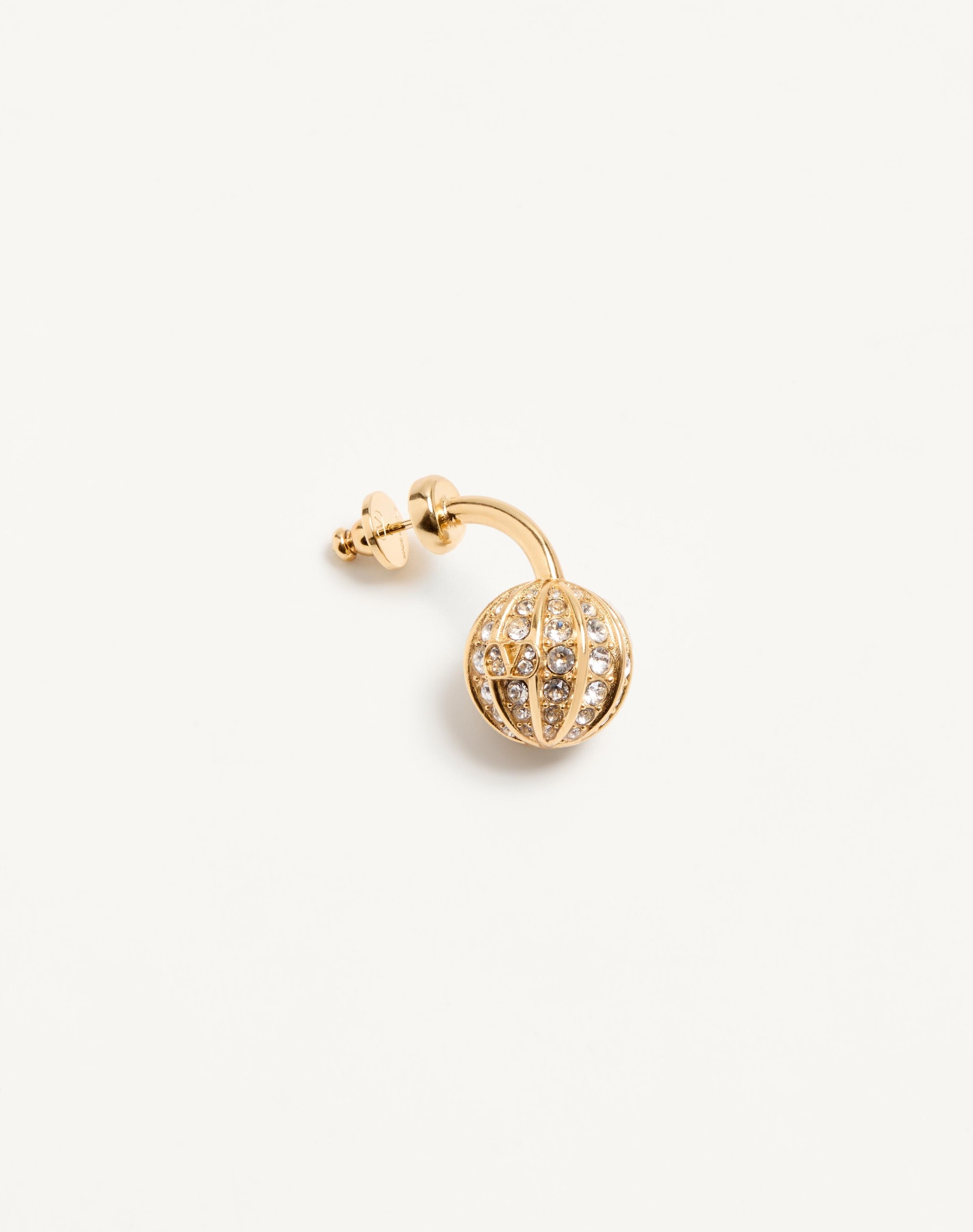 POETIQUE DES GOUTTES MONO EARRING IN METAL AND SWAROVSKI® CRYSTALS - 4